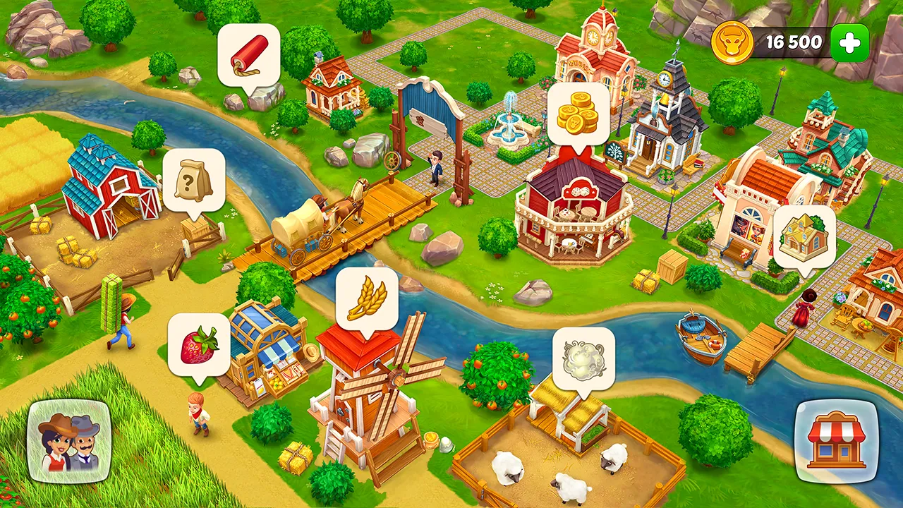 Wild West: Farm Town Build | Indus Appstore | Screenshot