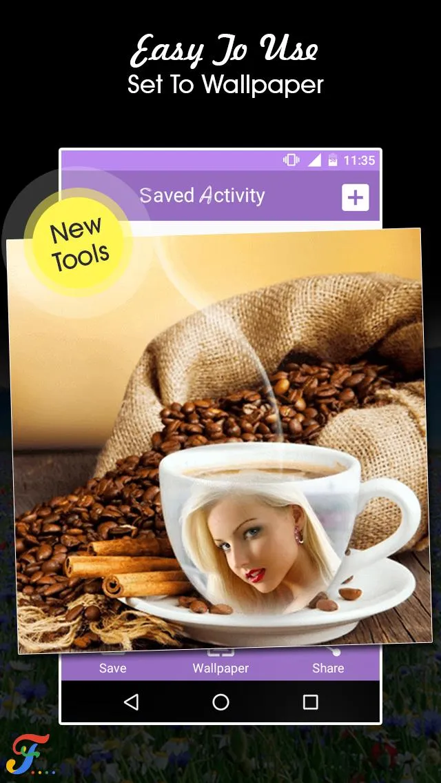 Coffee Cup Photo Frame | Indus Appstore | Screenshot