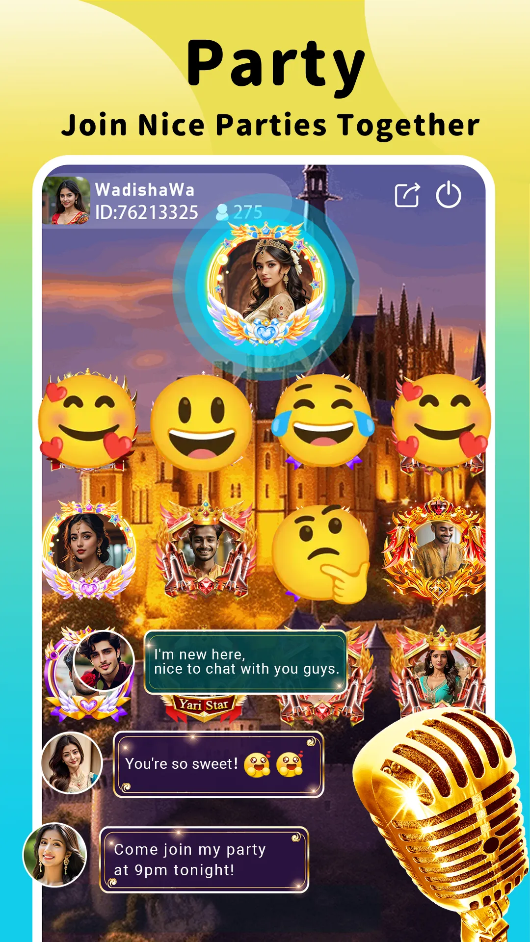 Yari-Voice Chat Party | Indus Appstore | Screenshot