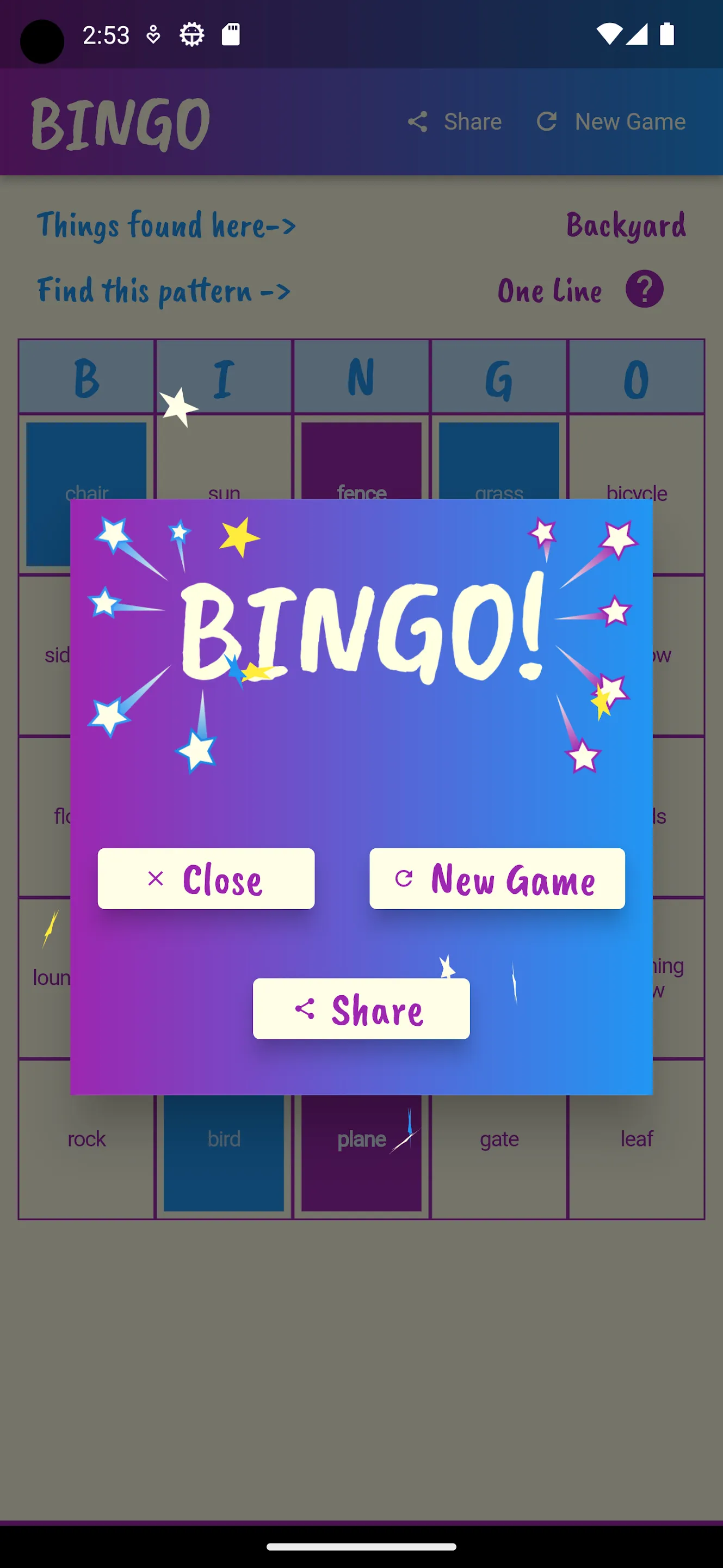 Scavenger Hunt Bingo | Indus Appstore | Screenshot