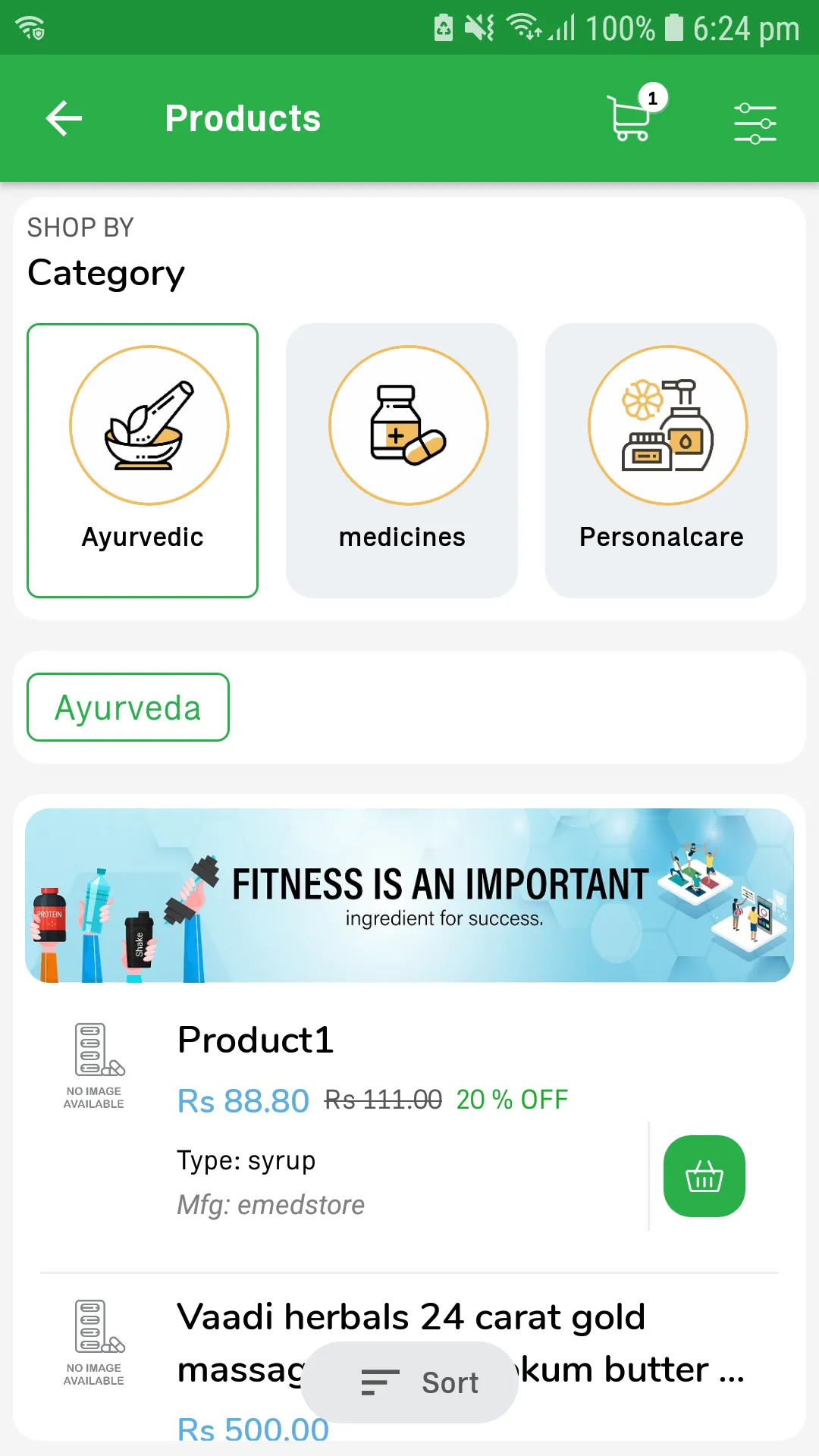 One Bharat Pharmacy | Indus Appstore | Screenshot