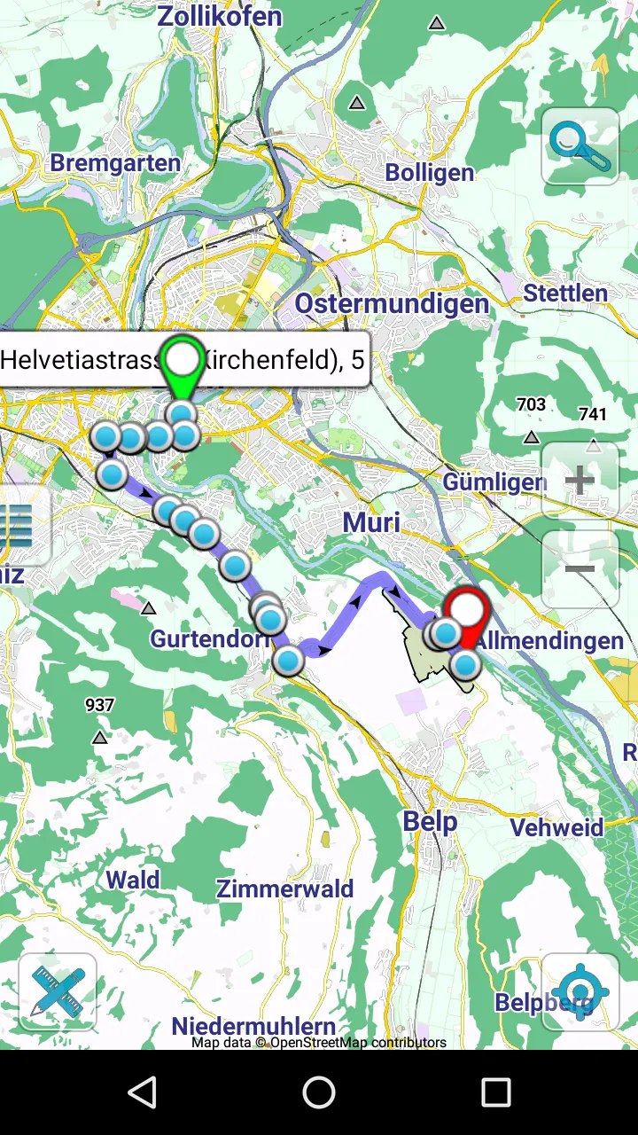 Map of Bern offline | Indus Appstore | Screenshot