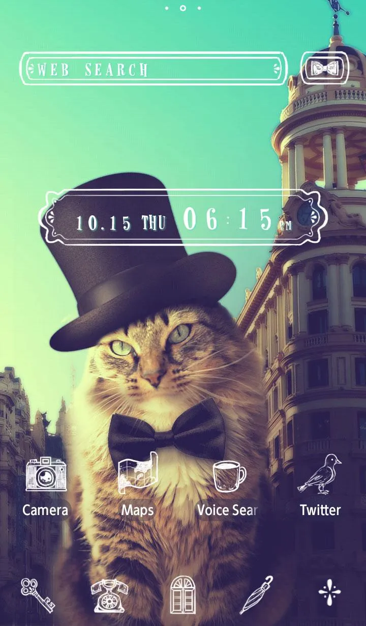 Cat  Theme-Feline Gentleman- | Indus Appstore | Screenshot