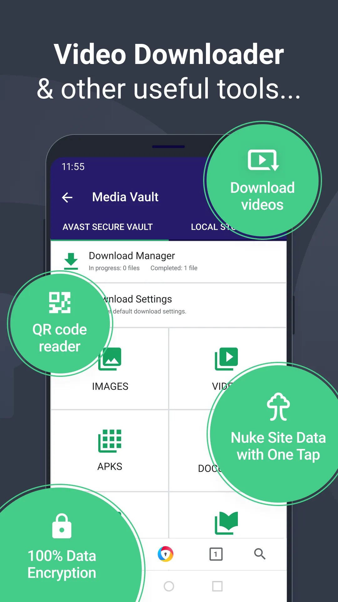 AVG Secure Browser | Indus Appstore | Screenshot