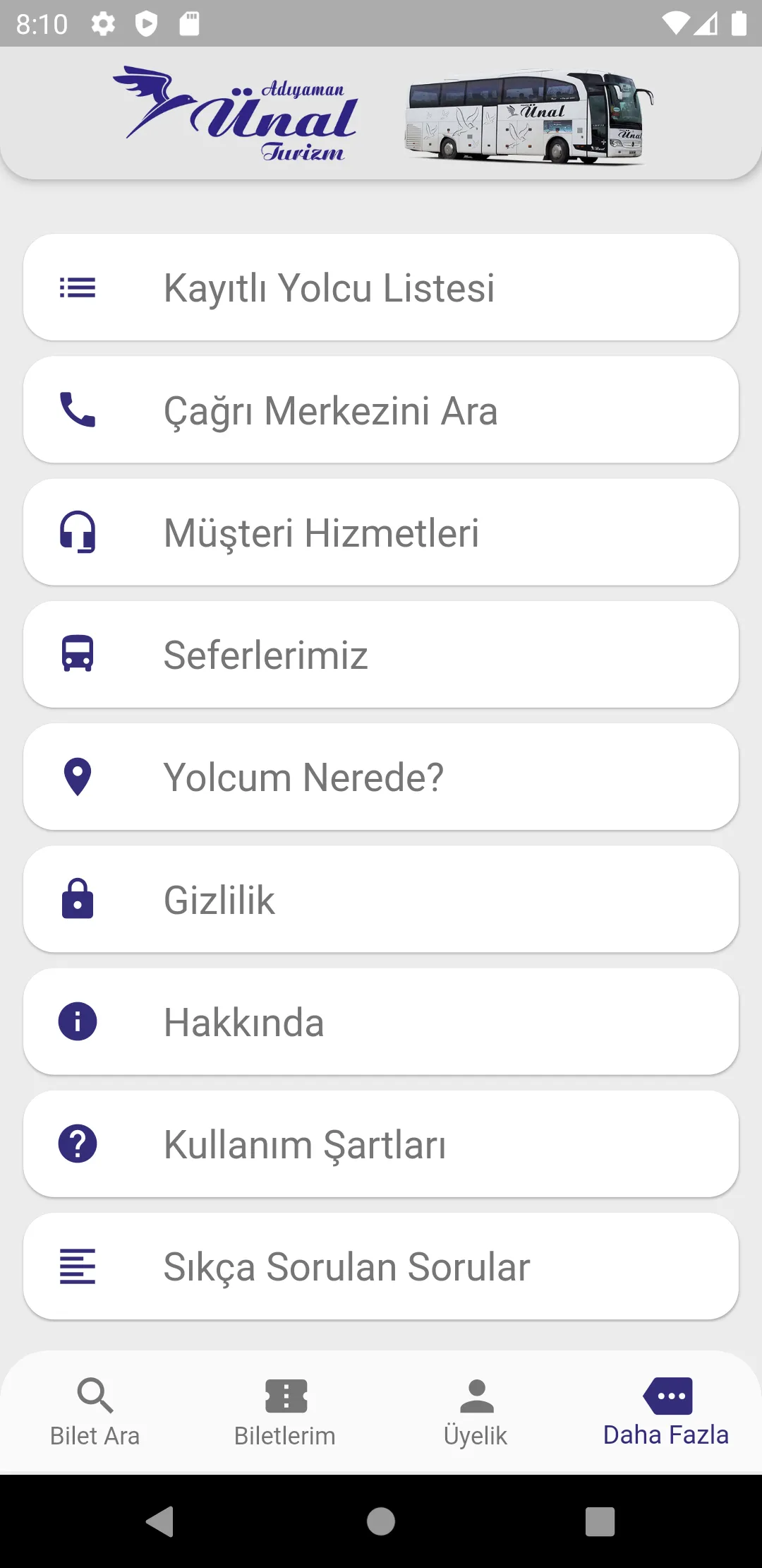 Adıyaman Ünal Turizm | Indus Appstore | Screenshot