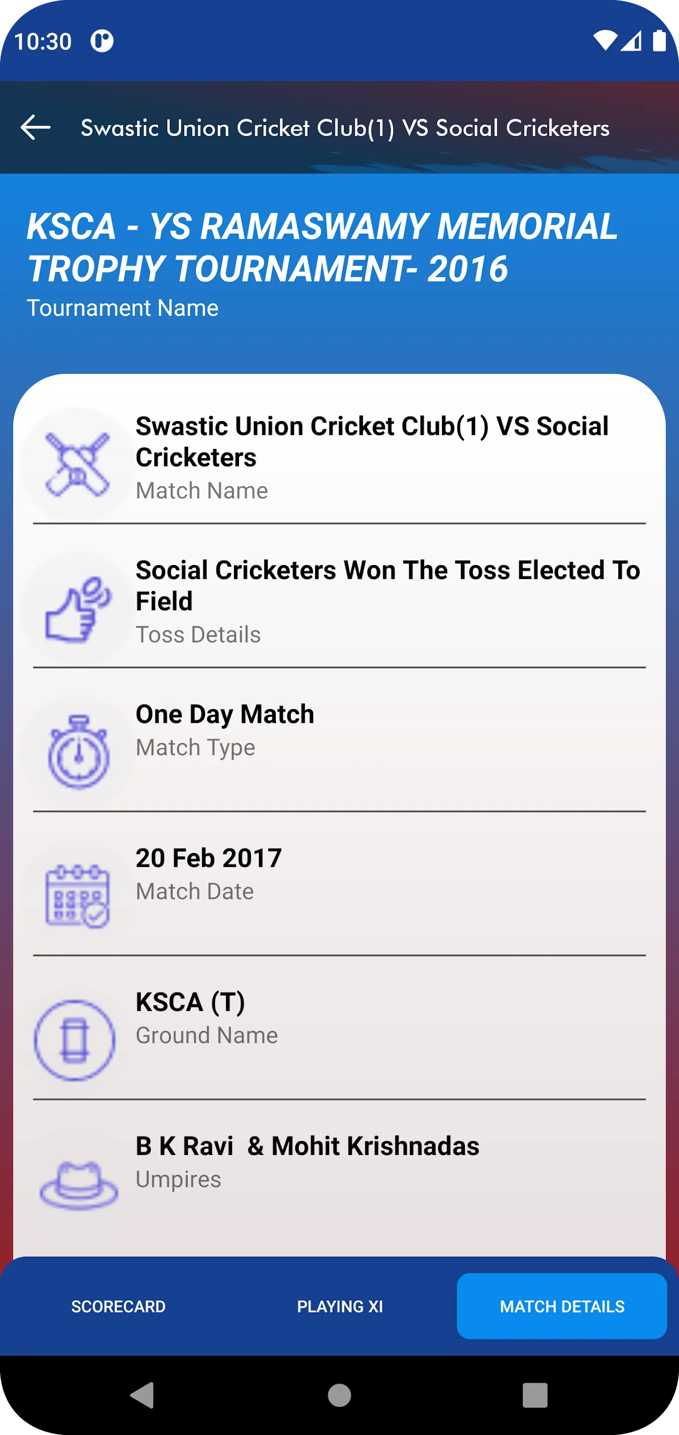 KSCA LIVE | Indus Appstore | Screenshot