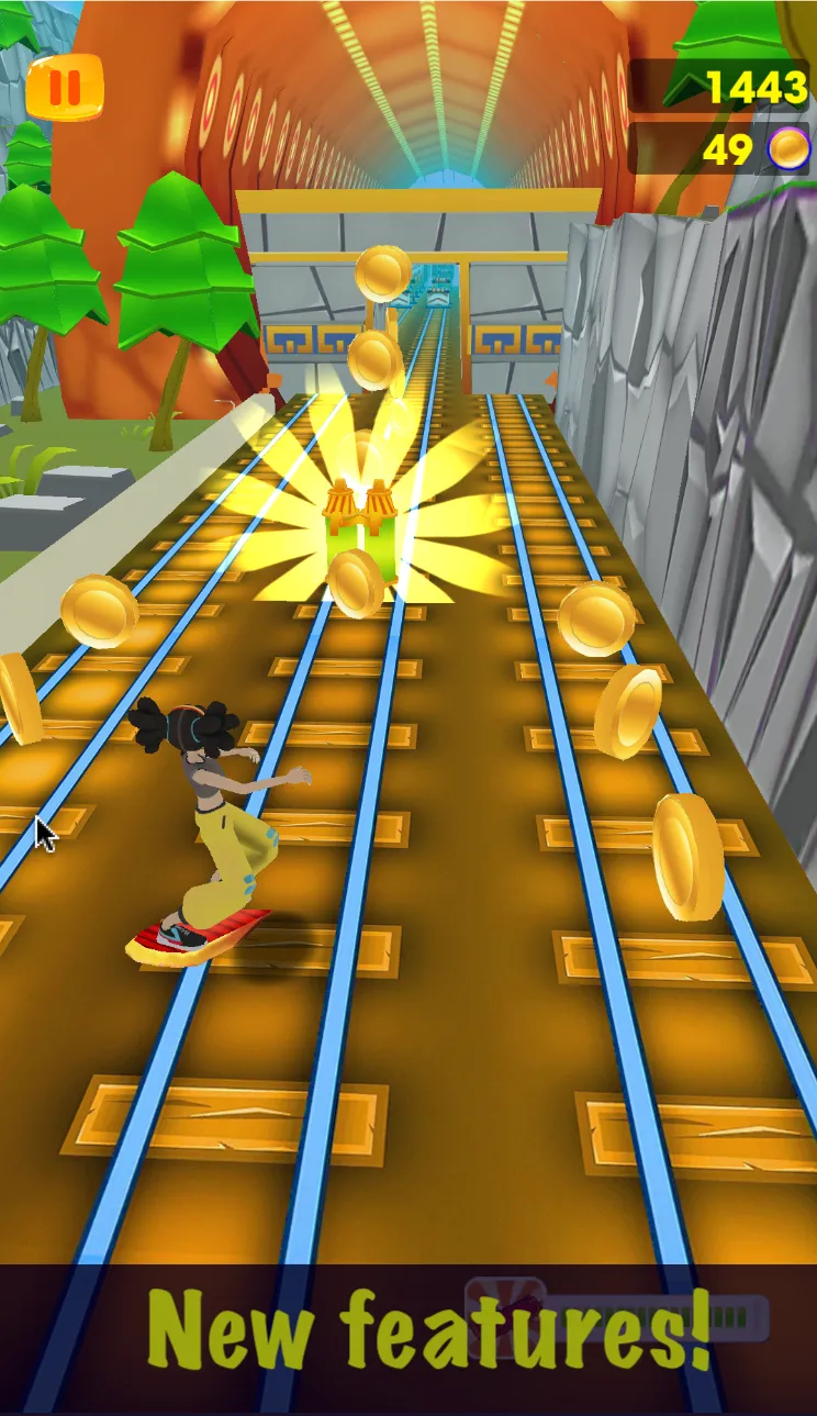 Run - Train Surfing 3D | Indus Appstore | Screenshot