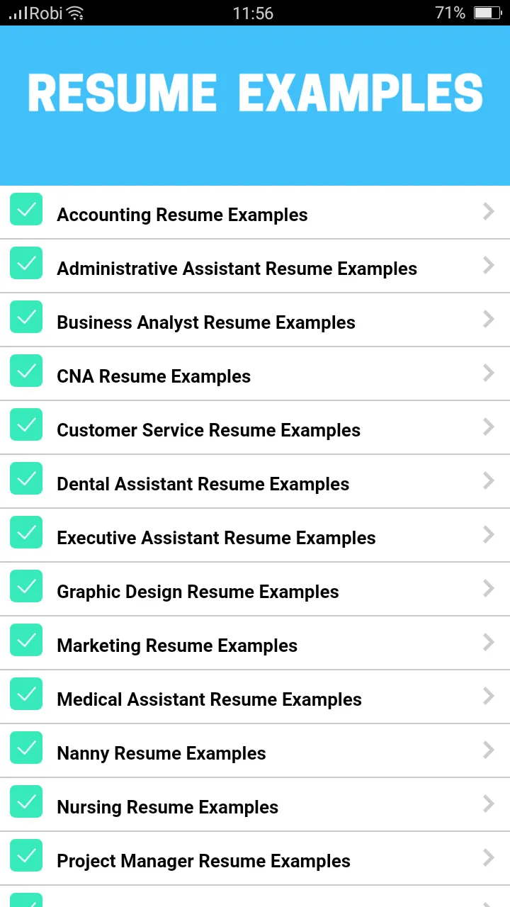 1000+ Resume Examples | Indus Appstore | Screenshot