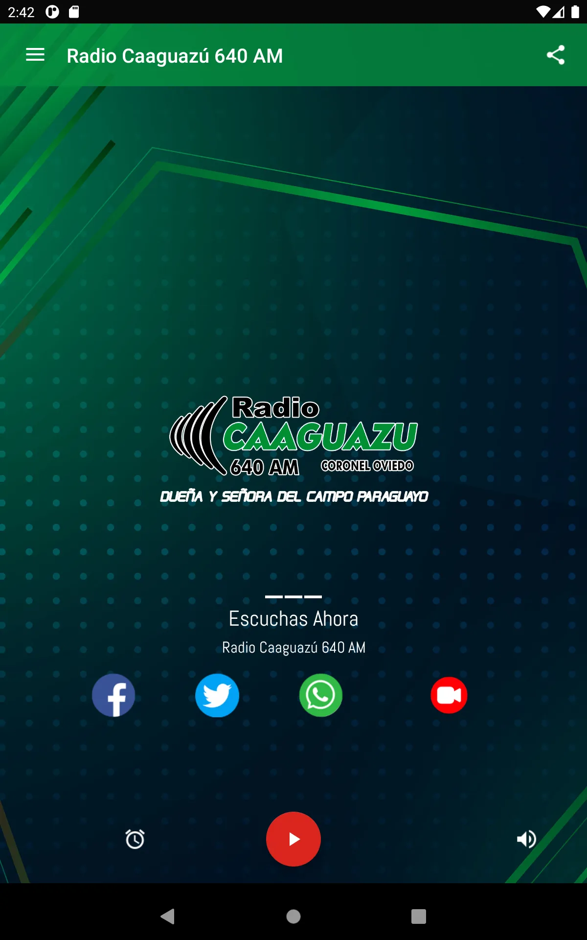 Radio Caaguazú 640 AM | Indus Appstore | Screenshot