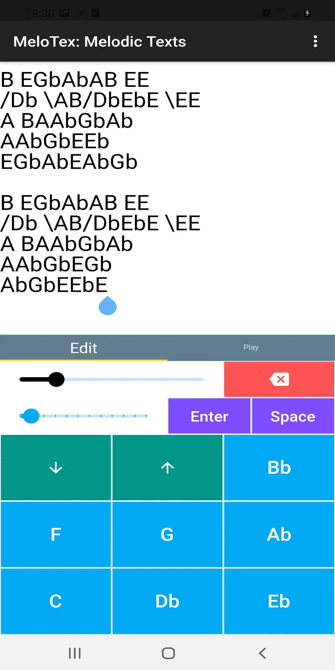 MeloTex: Melodic Text Player,  | Indus Appstore | Screenshot