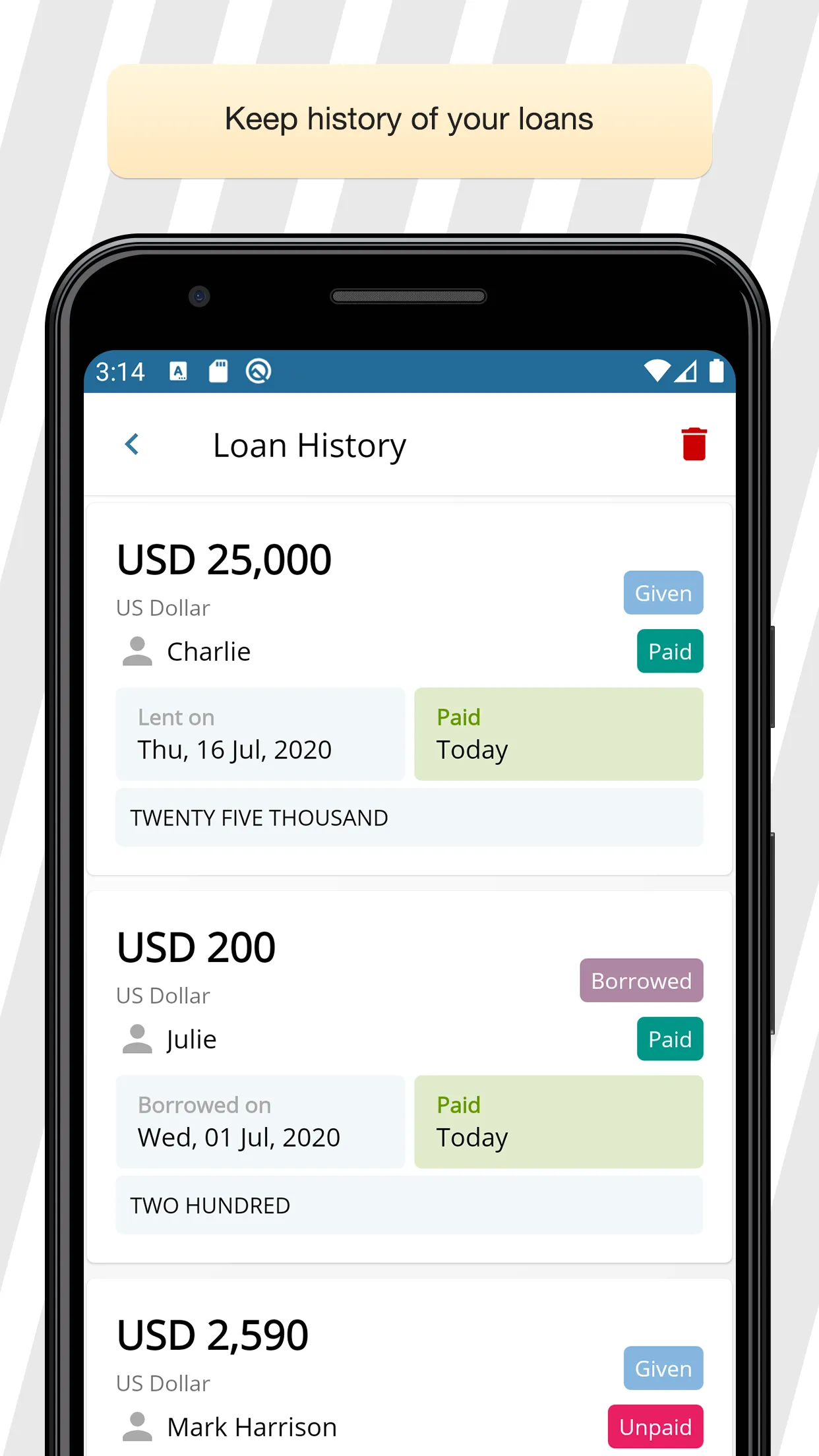 Loan Manager | Indus Appstore | Screenshot