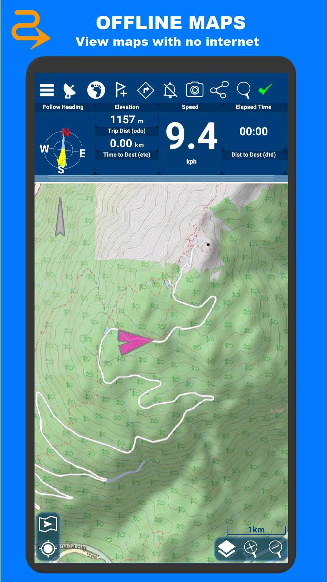 PathAway Outdoor GPS Navigator | Indus Appstore | Screenshot