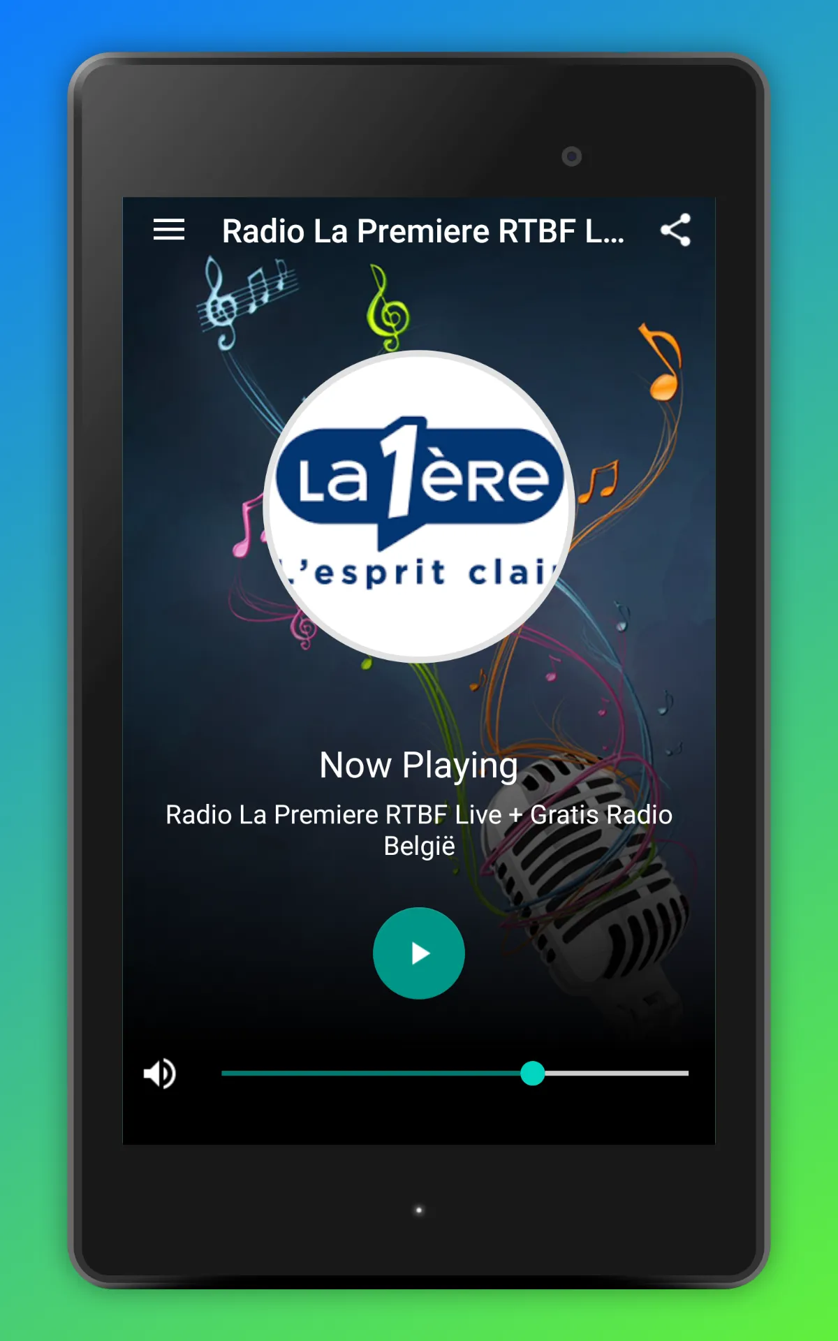 Radio La Premiere RTBF België | Indus Appstore | Screenshot