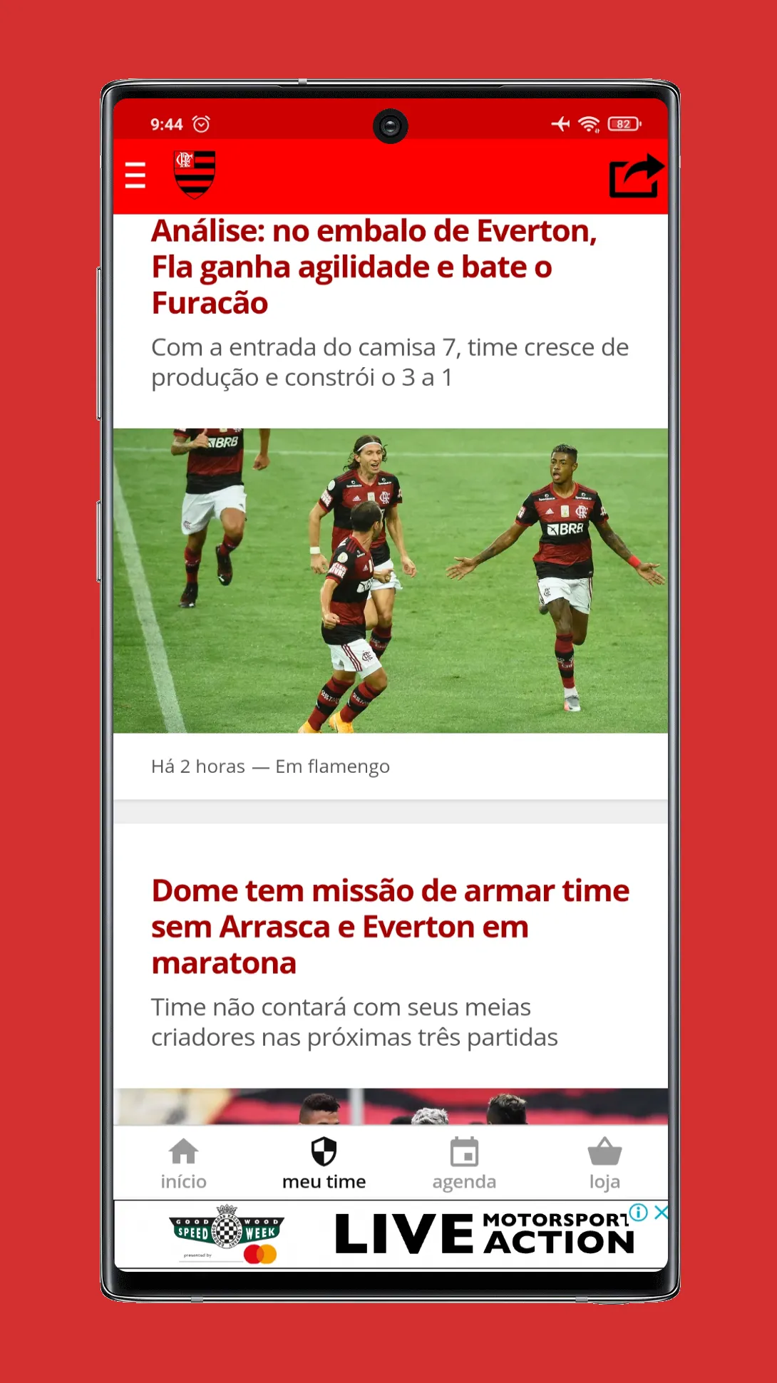 MENGÃO PLAY | Indus Appstore | Screenshot