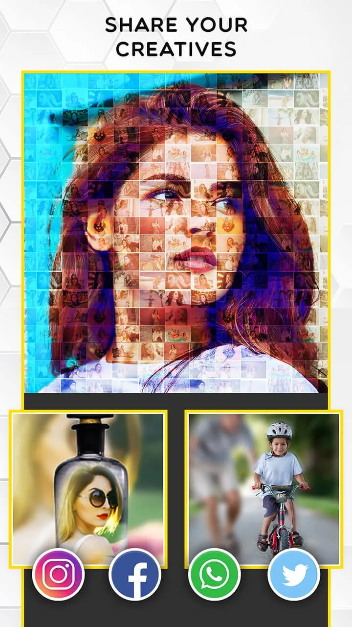 Mosaic Photo Effects | Indus Appstore | Screenshot