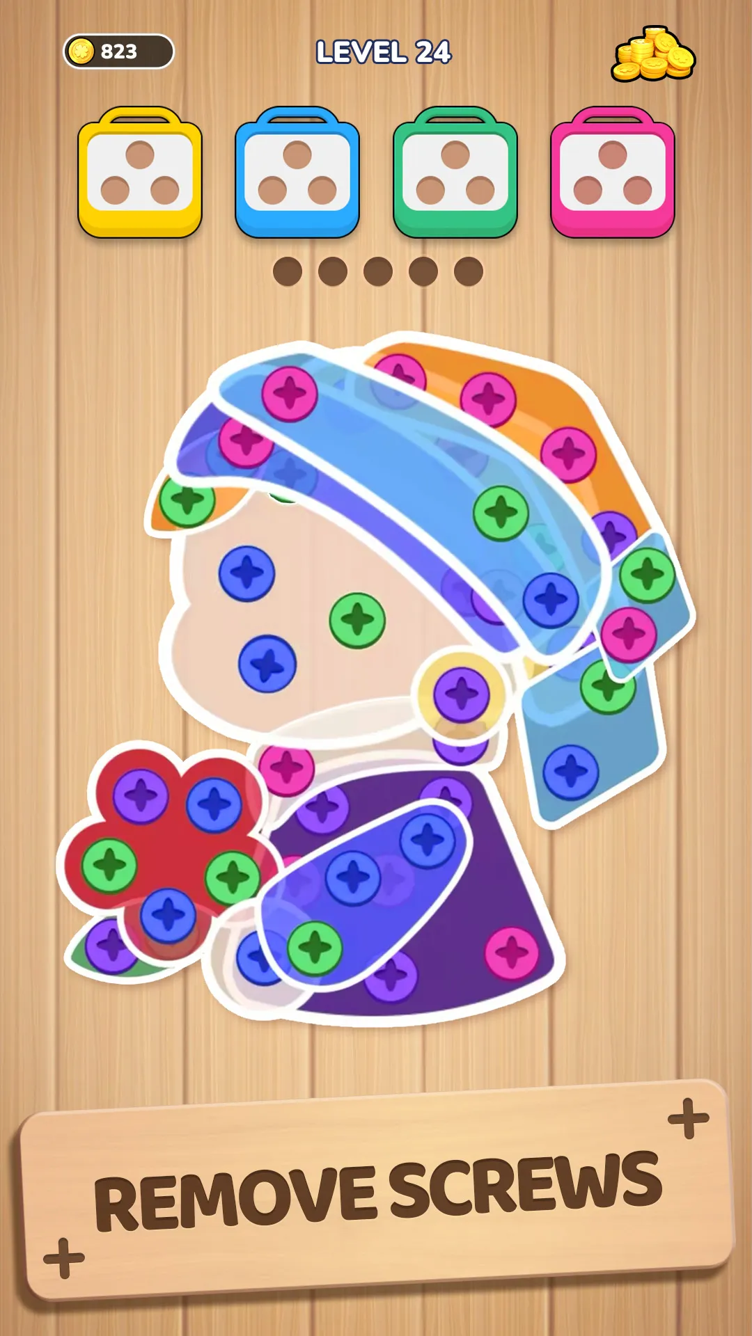 Woodle Screw Jam: Nuts & Bolts | Indus Appstore | Screenshot