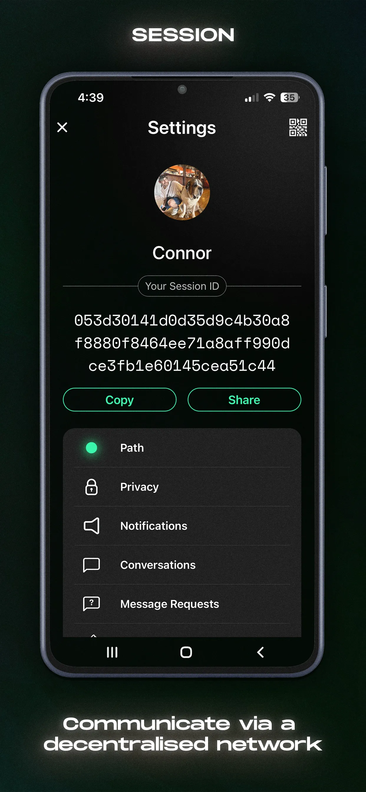 Session - Private Messenger | Indus Appstore | Screenshot