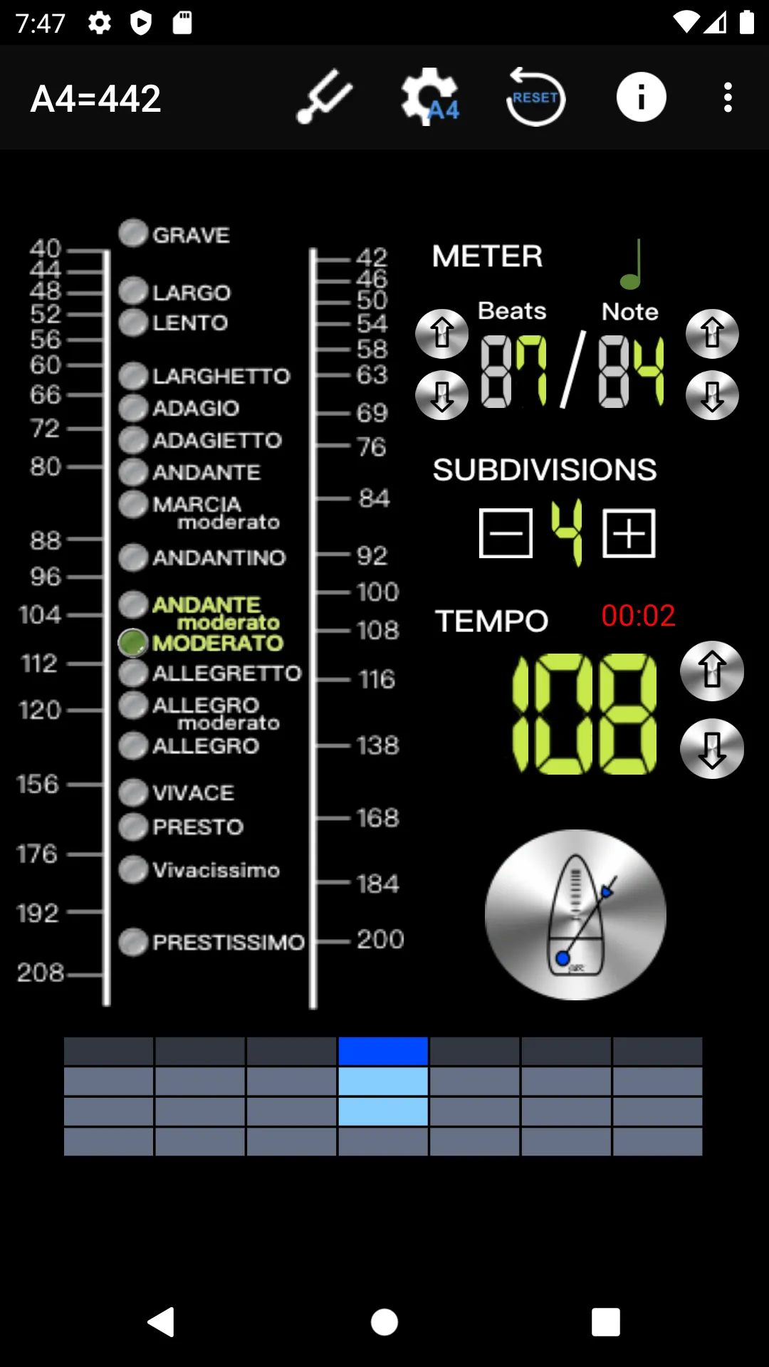 Balalaika Tuner & Metronome | Indus Appstore | Screenshot