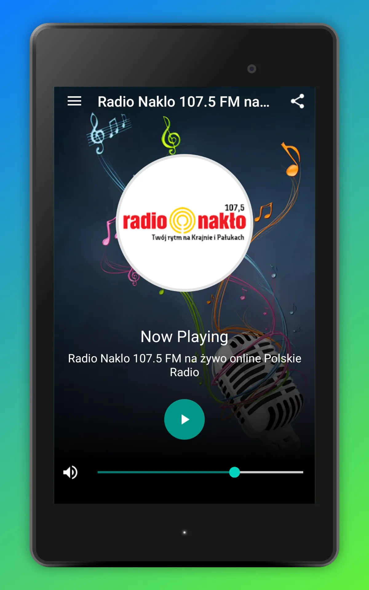 Radio Nakło 107.5 FM Polska | Indus Appstore | Screenshot