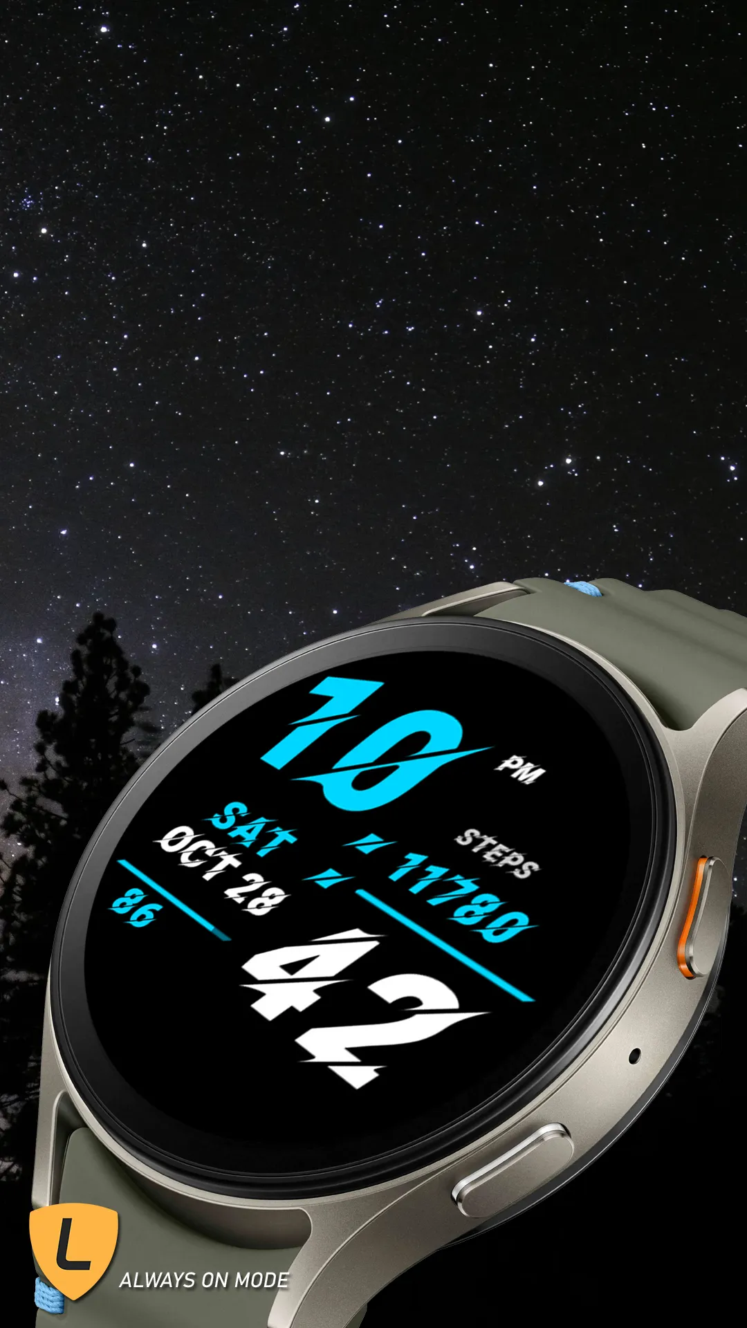 Sporty Watch Face 024 | Indus Appstore | Screenshot