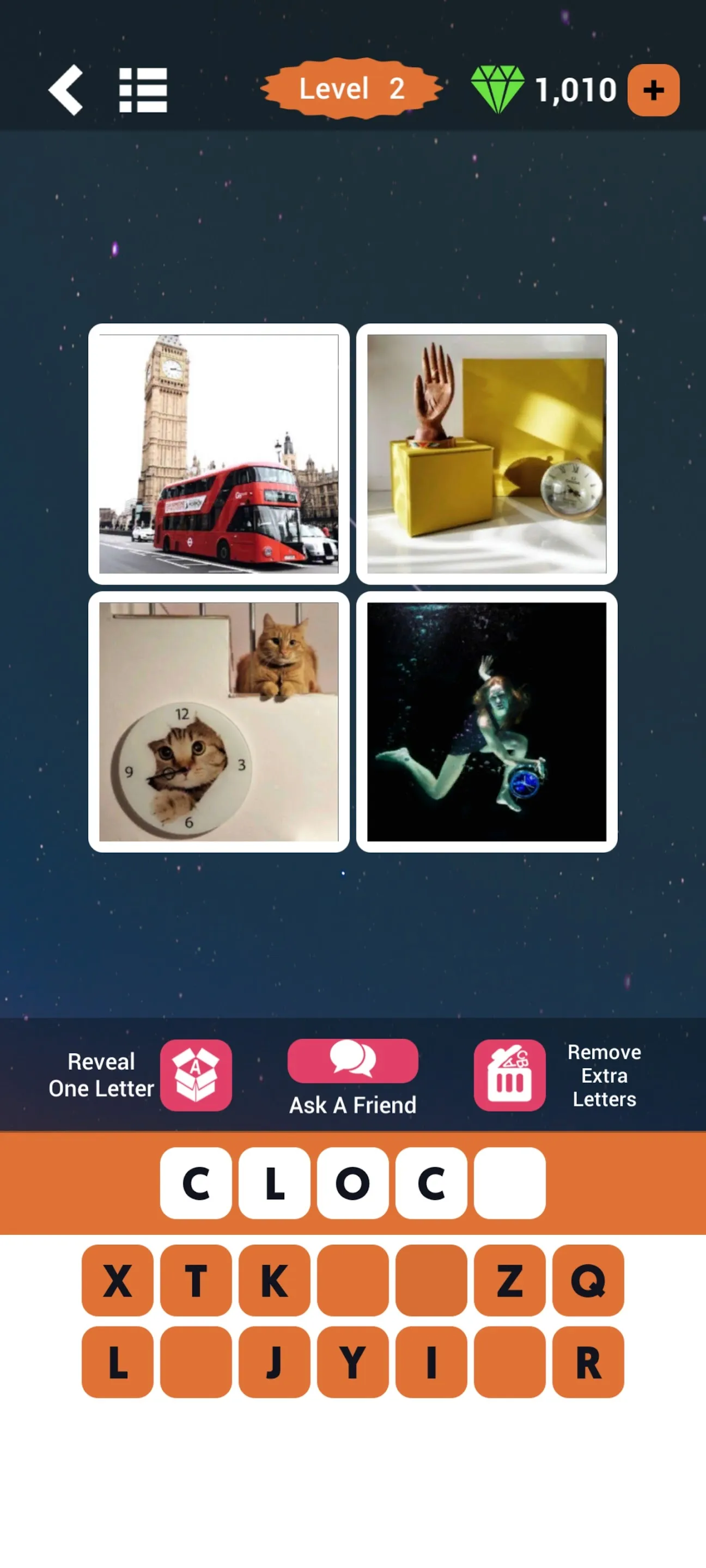 4 Pics 1 Word Quiz | Indus Appstore | Screenshot