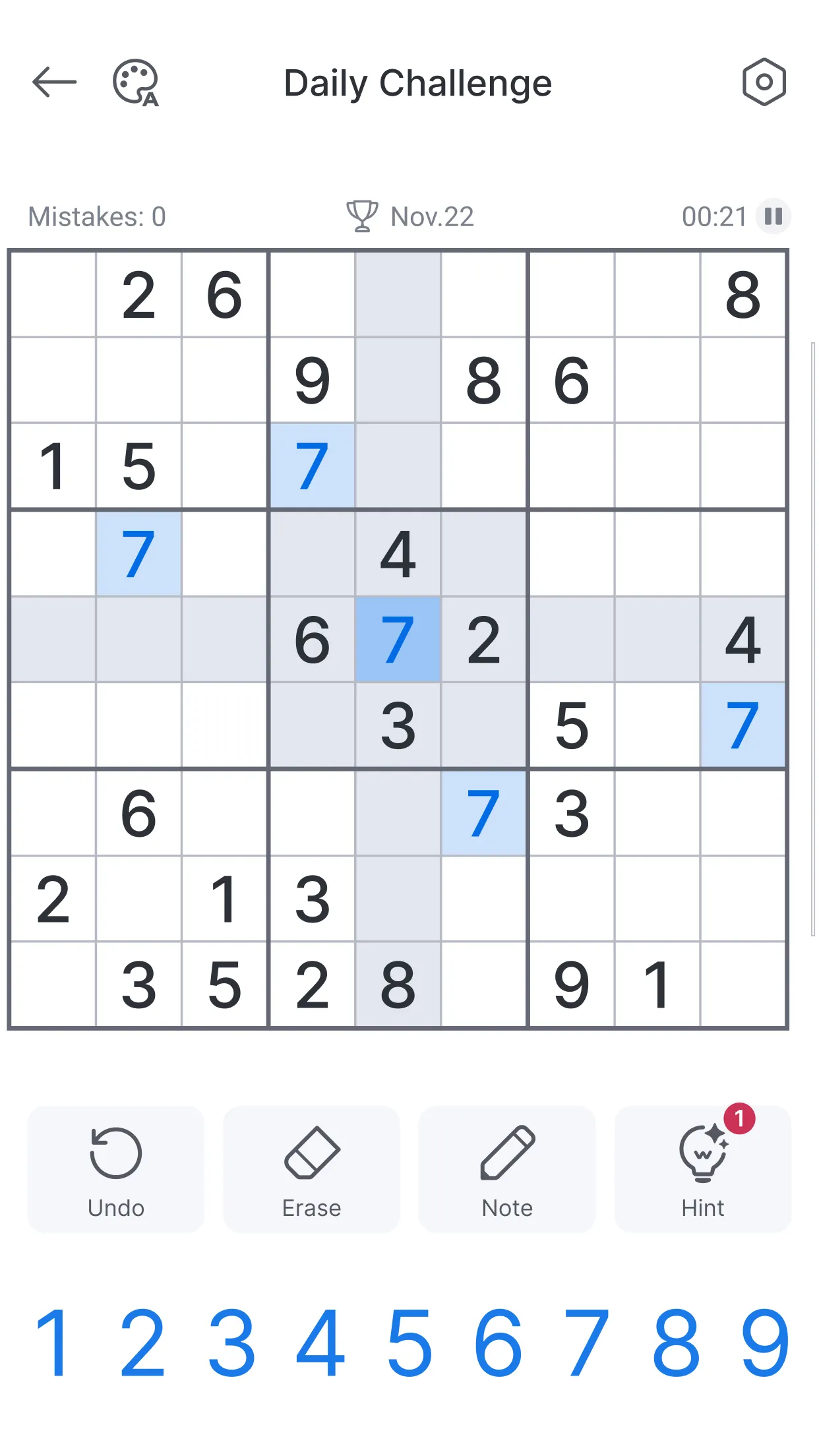 Sudoku - Classic Sudoku Puzzle | Indus Appstore | Screenshot
