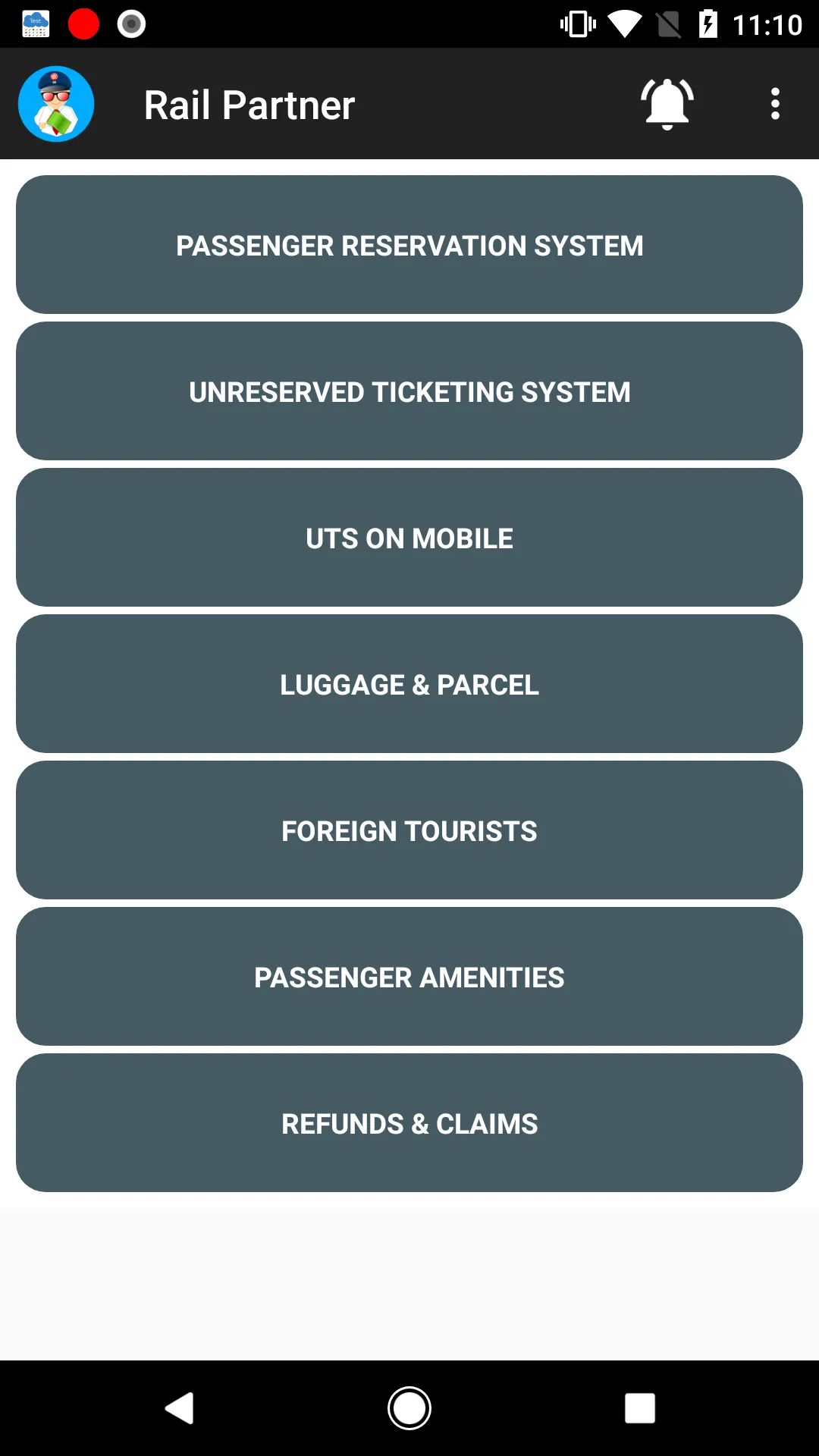 Rail Partner | Indus Appstore | Screenshot