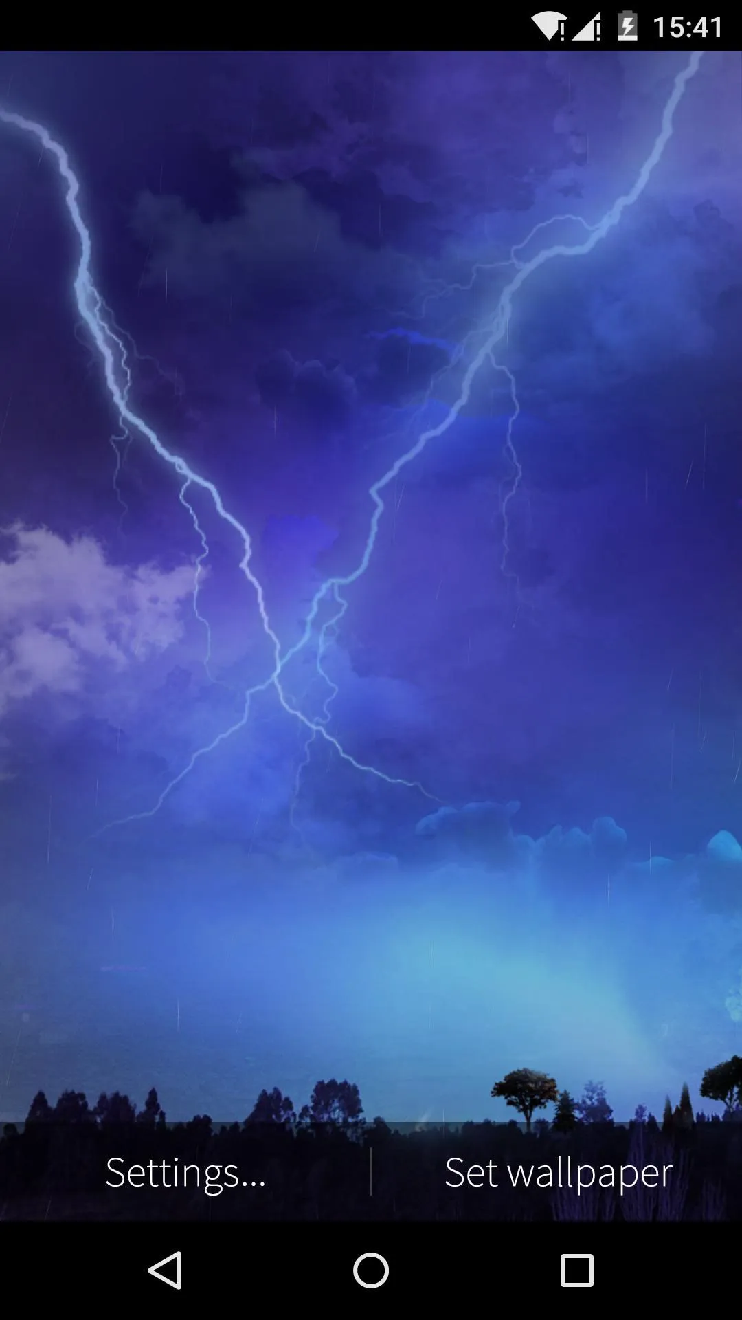 Lightning Storm Live Wallpaper | Indus Appstore | Screenshot