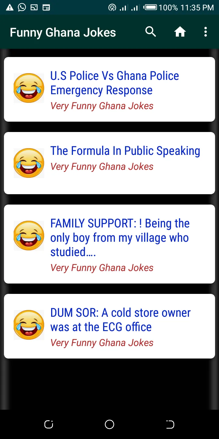 African Funny Jokes | Indus Appstore | Screenshot