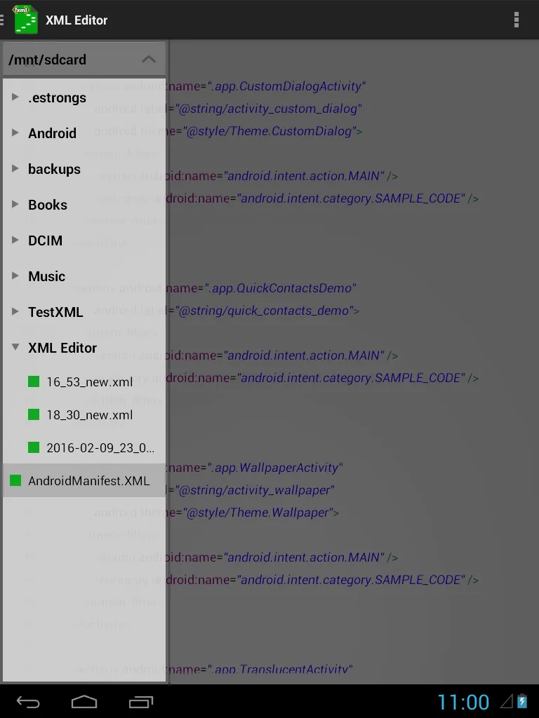 XML Editor | Indus Appstore | Screenshot