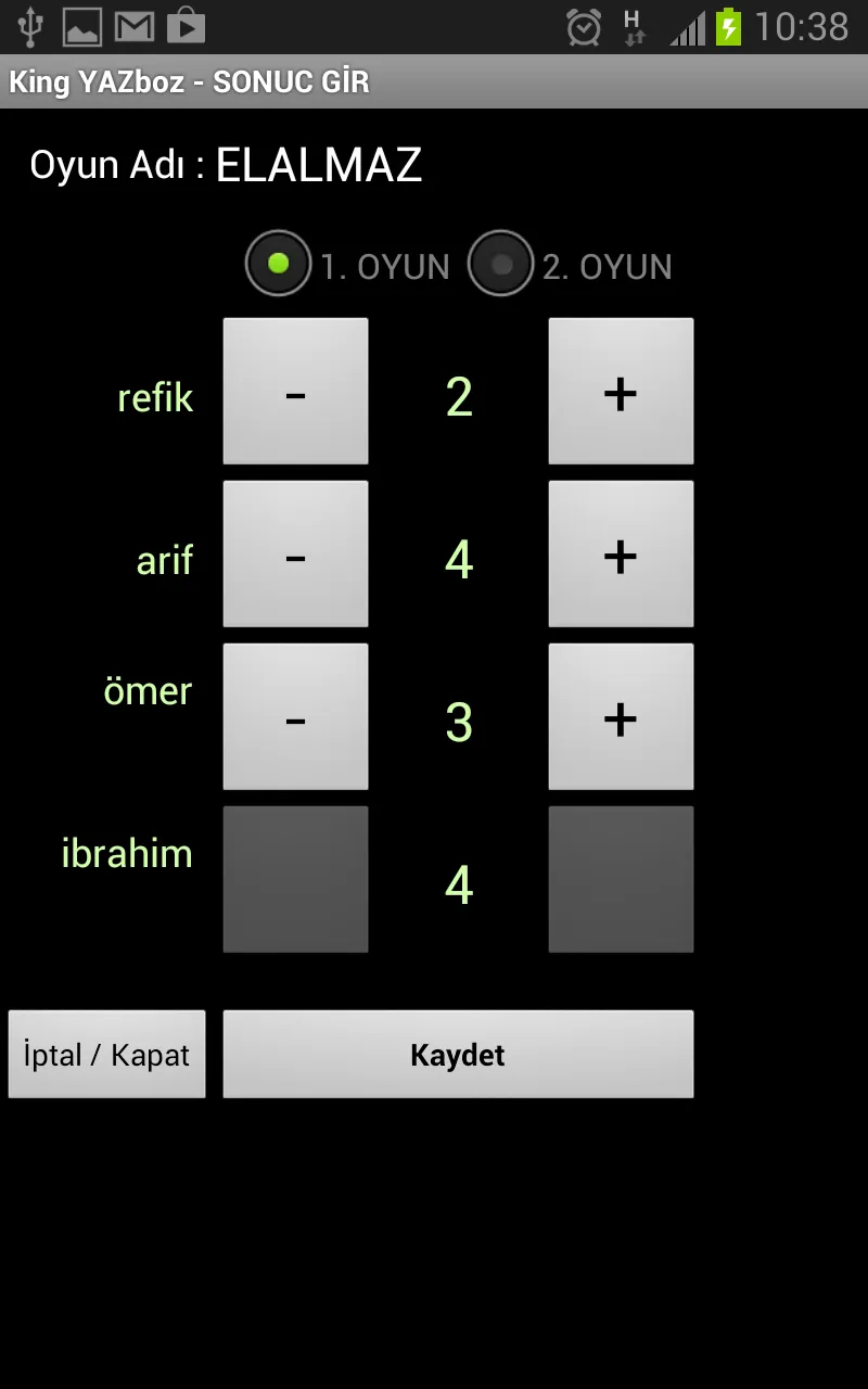 King Yazboz Tablosu | Indus Appstore | Screenshot