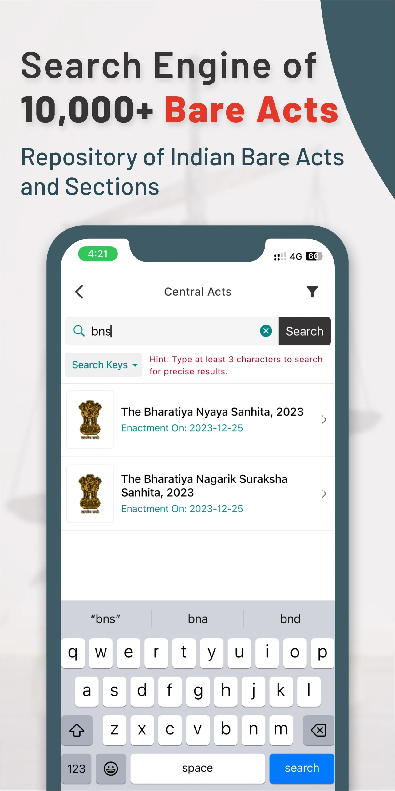 Court Book: Bare Acts & News | Indus Appstore | Screenshot