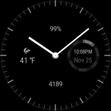 Wear Chronograph Watch Face | Indus Appstore | Screenshot