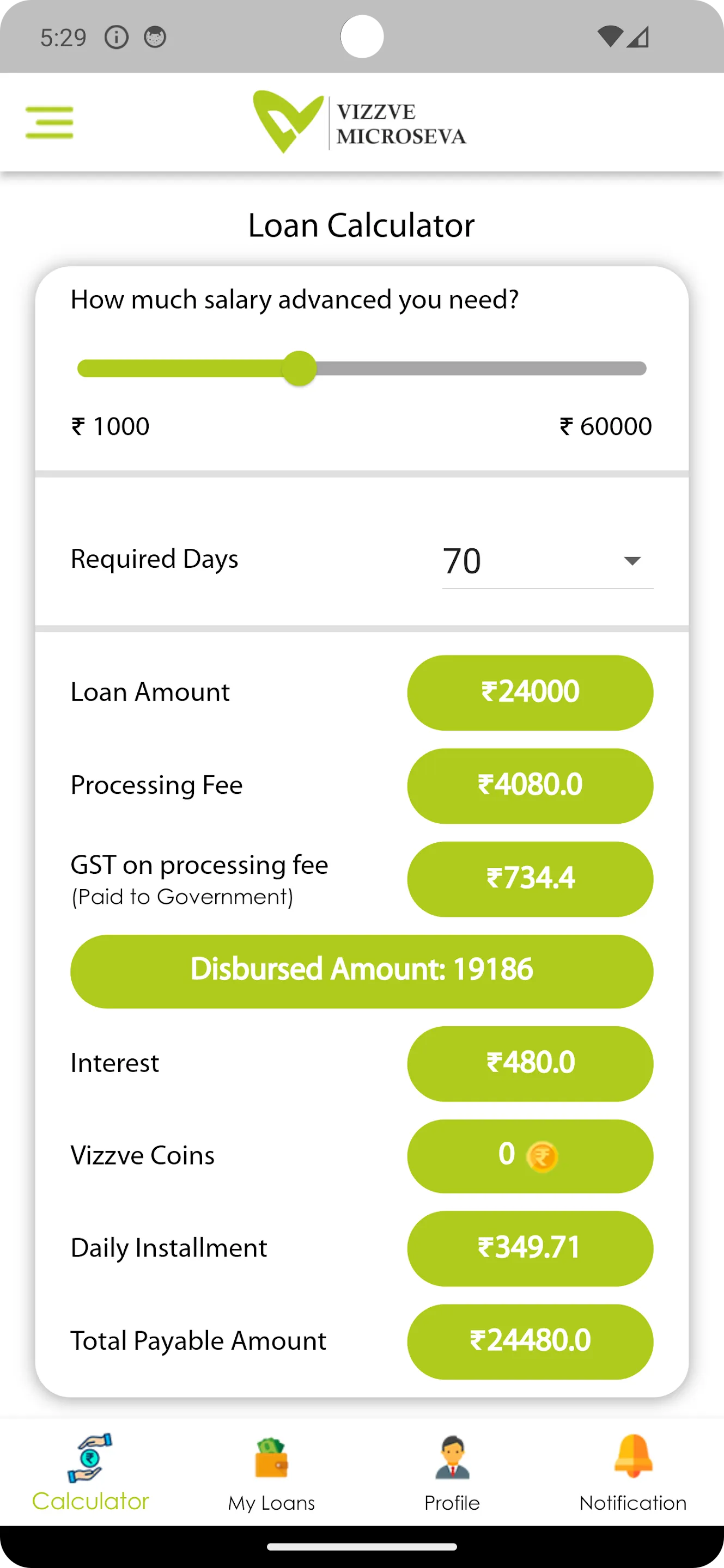 Vizzve instant loan app | Indus Appstore | Screenshot