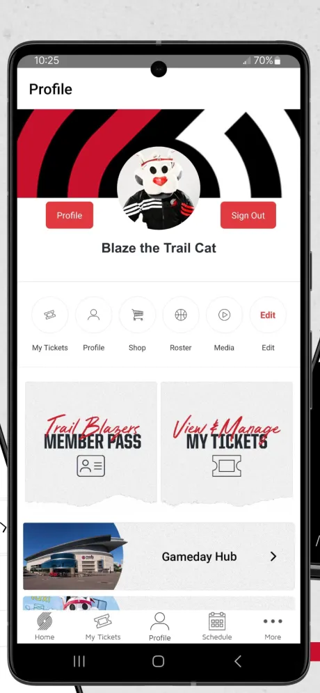 Portland Trail Blazers | Indus Appstore | Screenshot