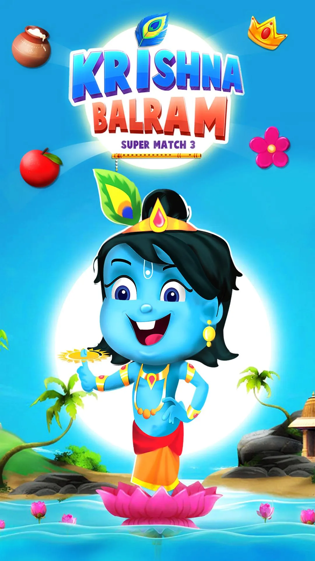 Krishna Balram -  Match 3 Game | Indus Appstore | Screenshot