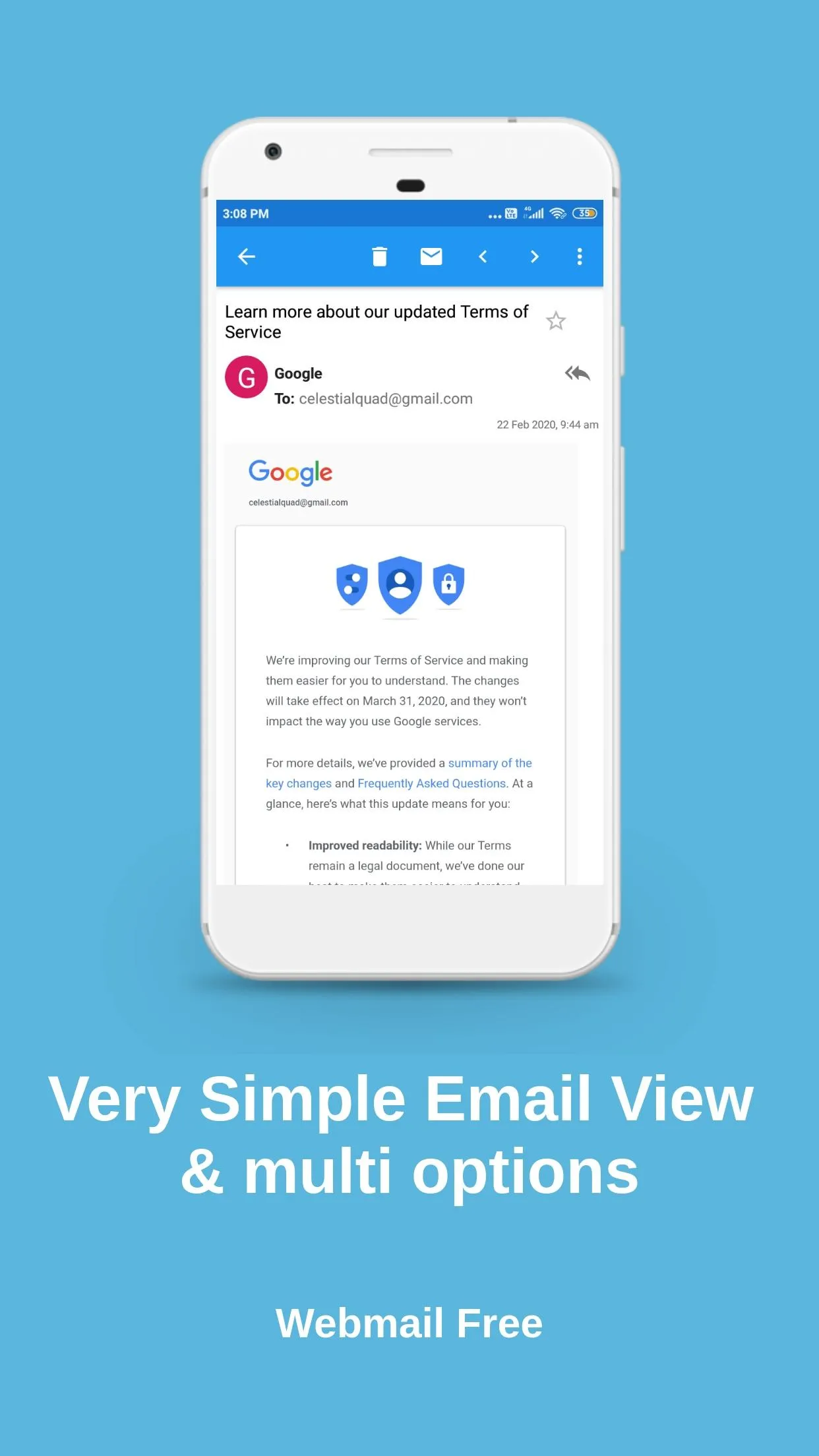 Webmail - App | Indus Appstore | Screenshot