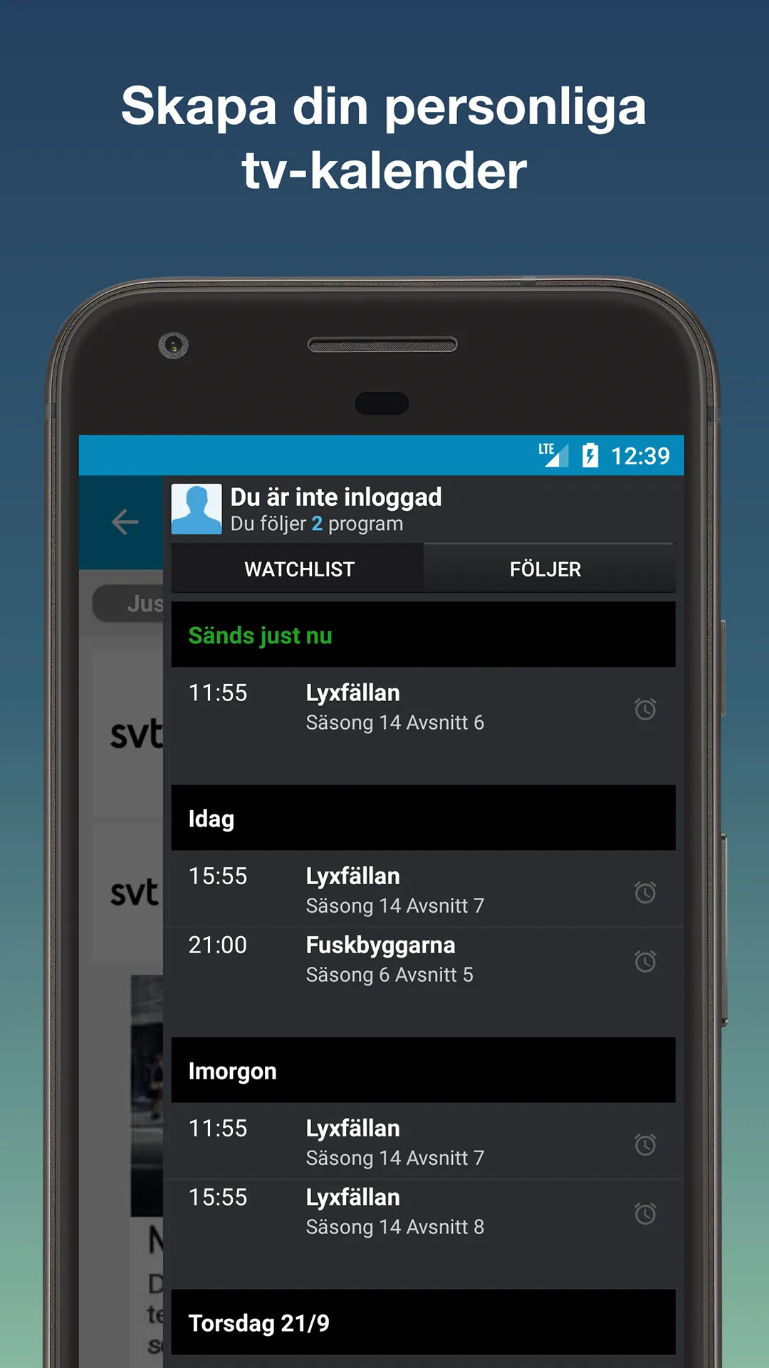 TV24.se - Svensk TV-tablå | Indus Appstore | Screenshot