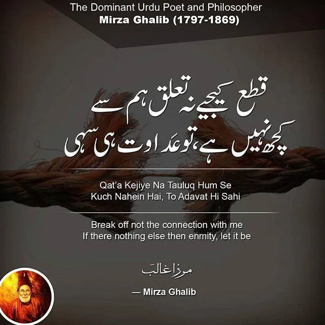 Mirza Ghalib Poetry | Indus Appstore | Screenshot