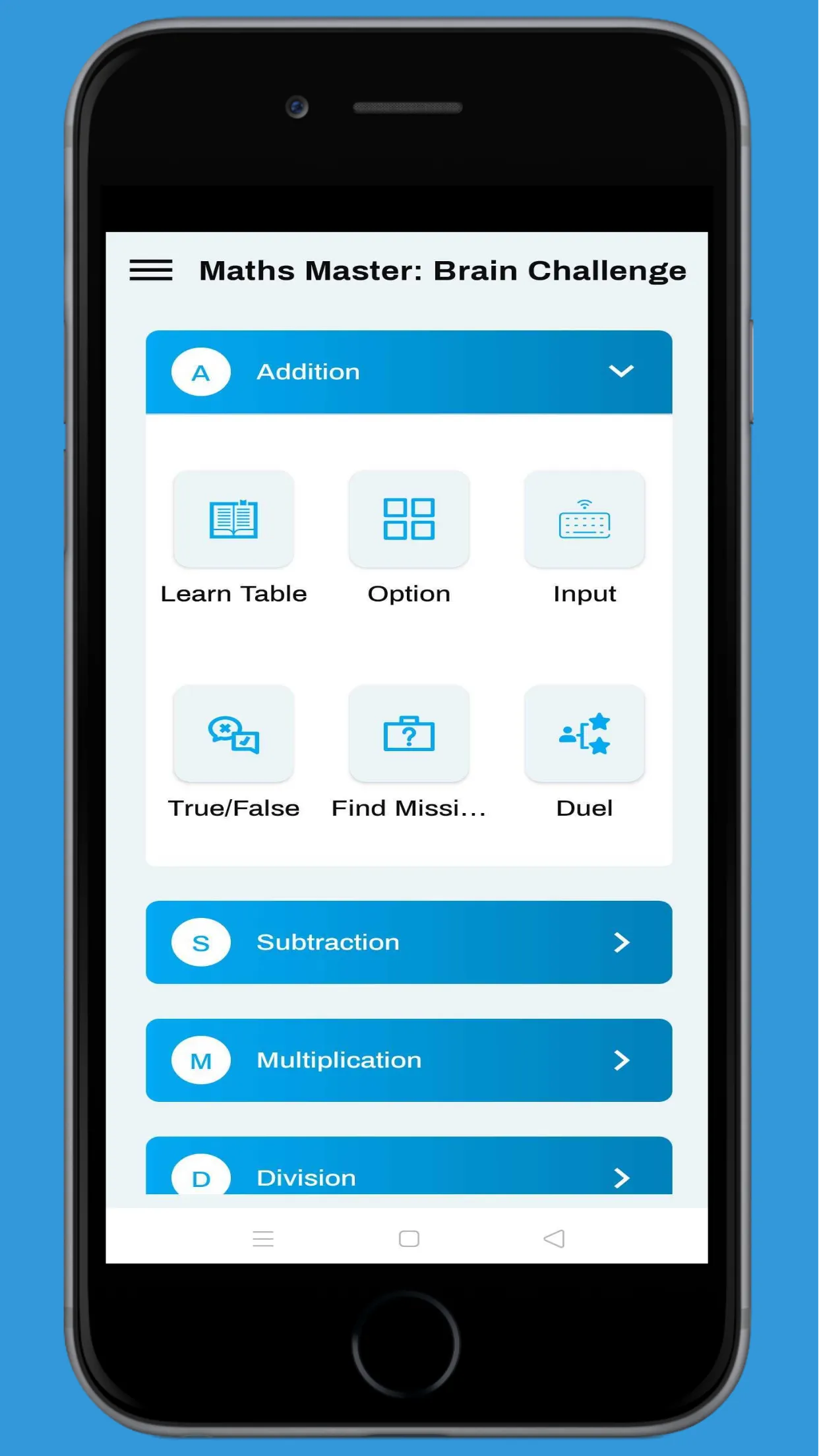 Math's Master: Table, Quiz | Indus Appstore | Screenshot