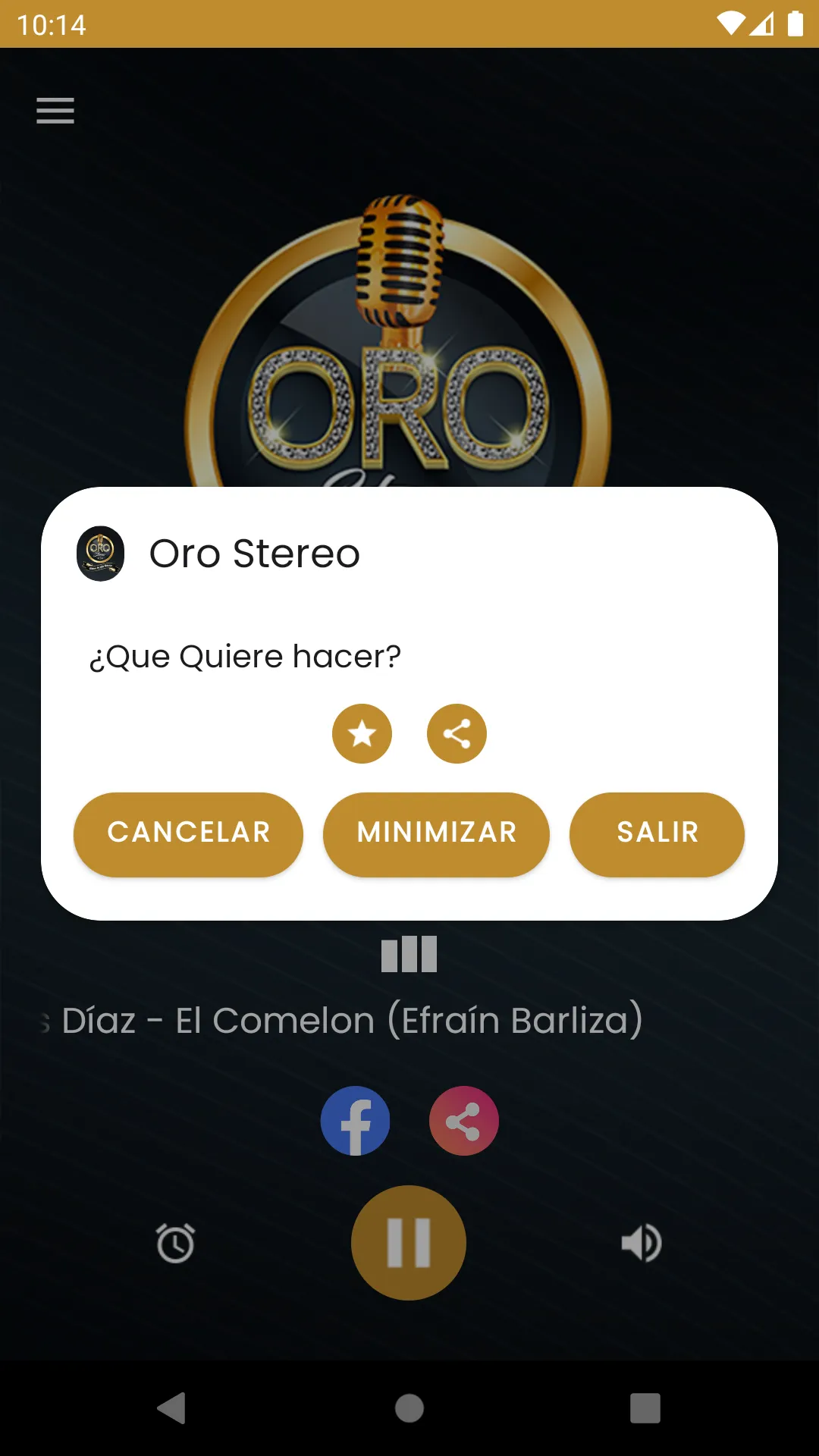 Oro Stereo | Indus Appstore | Screenshot