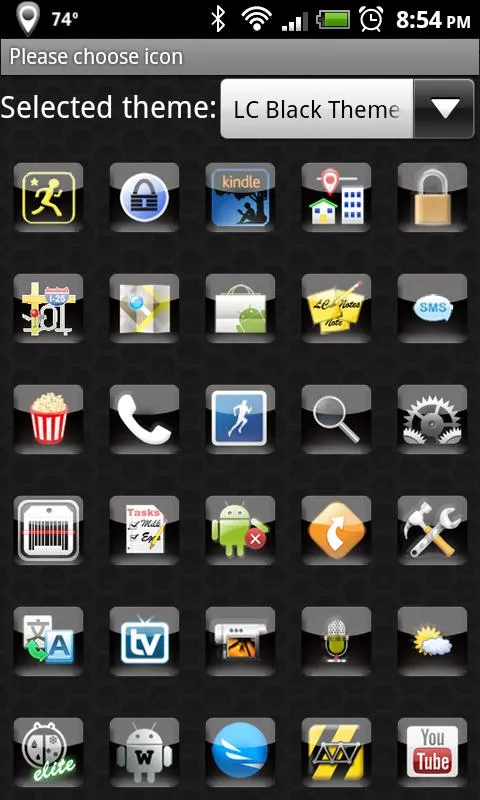 LC Black Theme | Indus Appstore | Screenshot