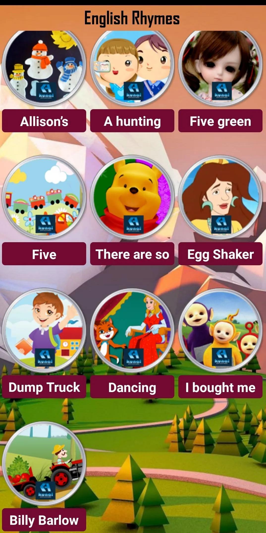 Kids Rhymes / Poems Offline | Indus Appstore | Screenshot