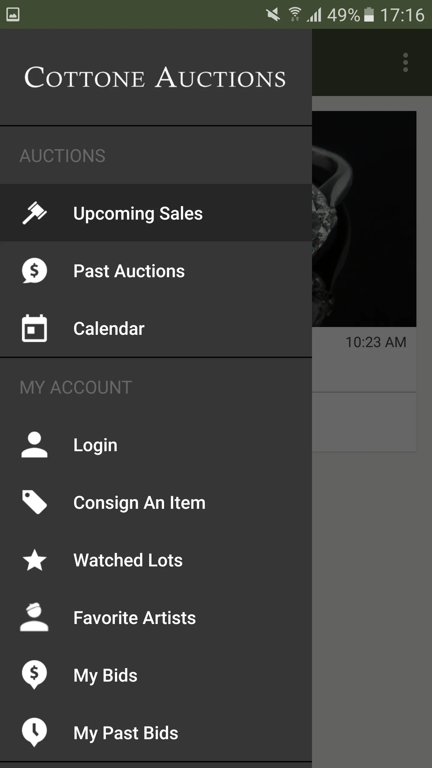 Cottone Auctions | Indus Appstore | Screenshot