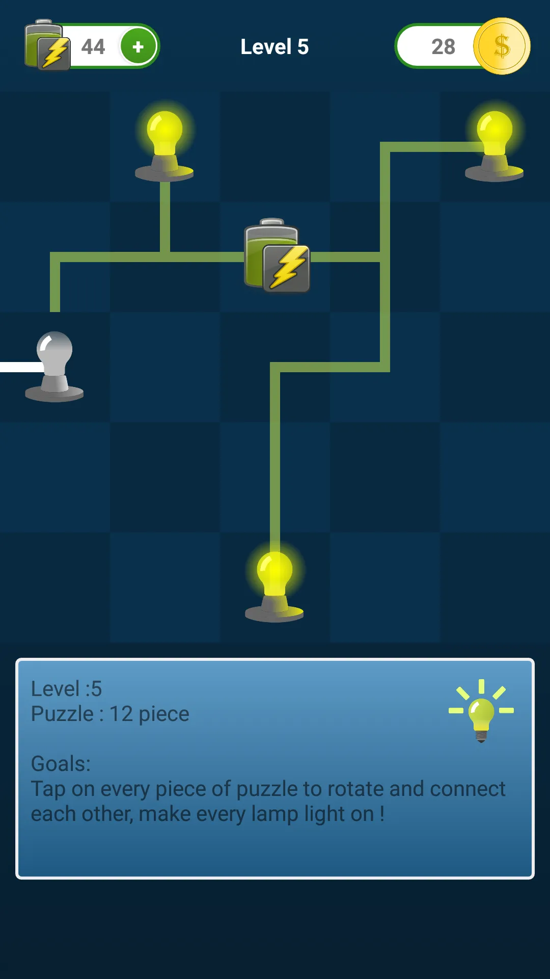 Electric Line Connect puzzle | Indus Appstore | Screenshot