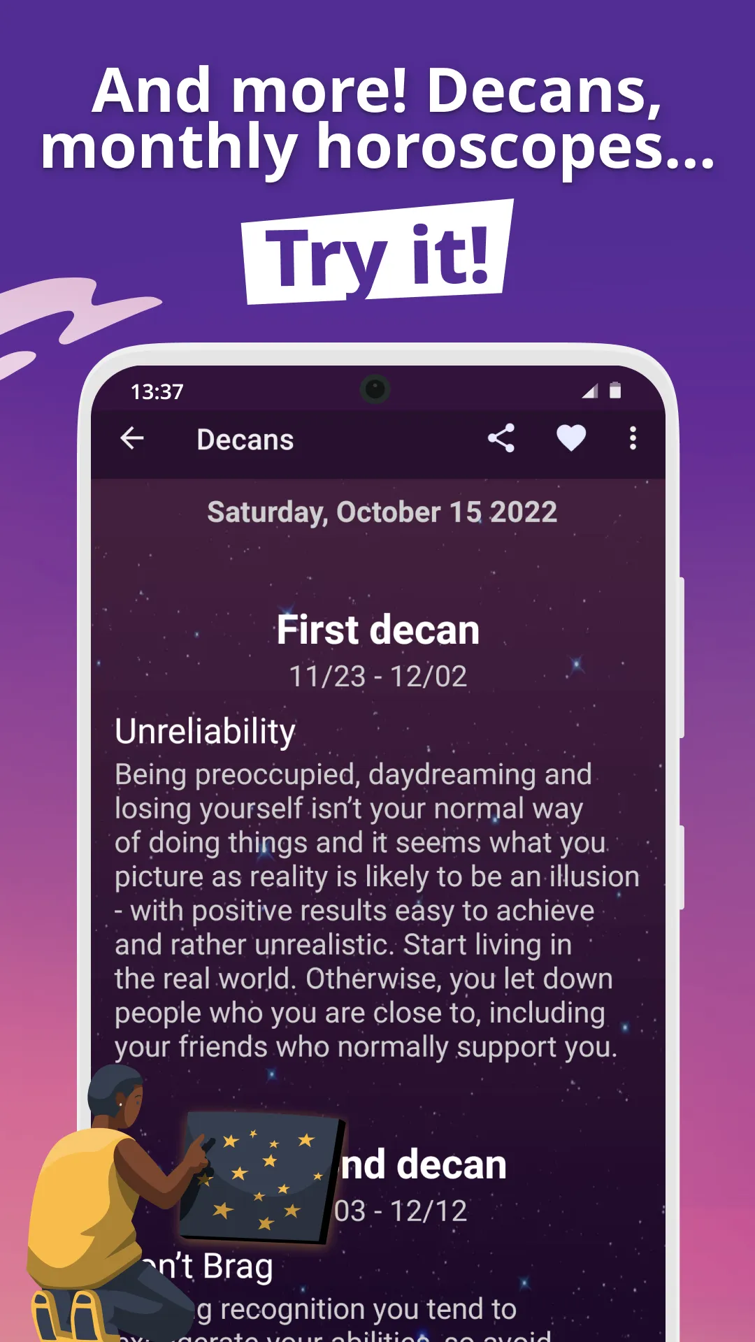 Sagittarius Horoscope & Astro | Indus Appstore | Screenshot