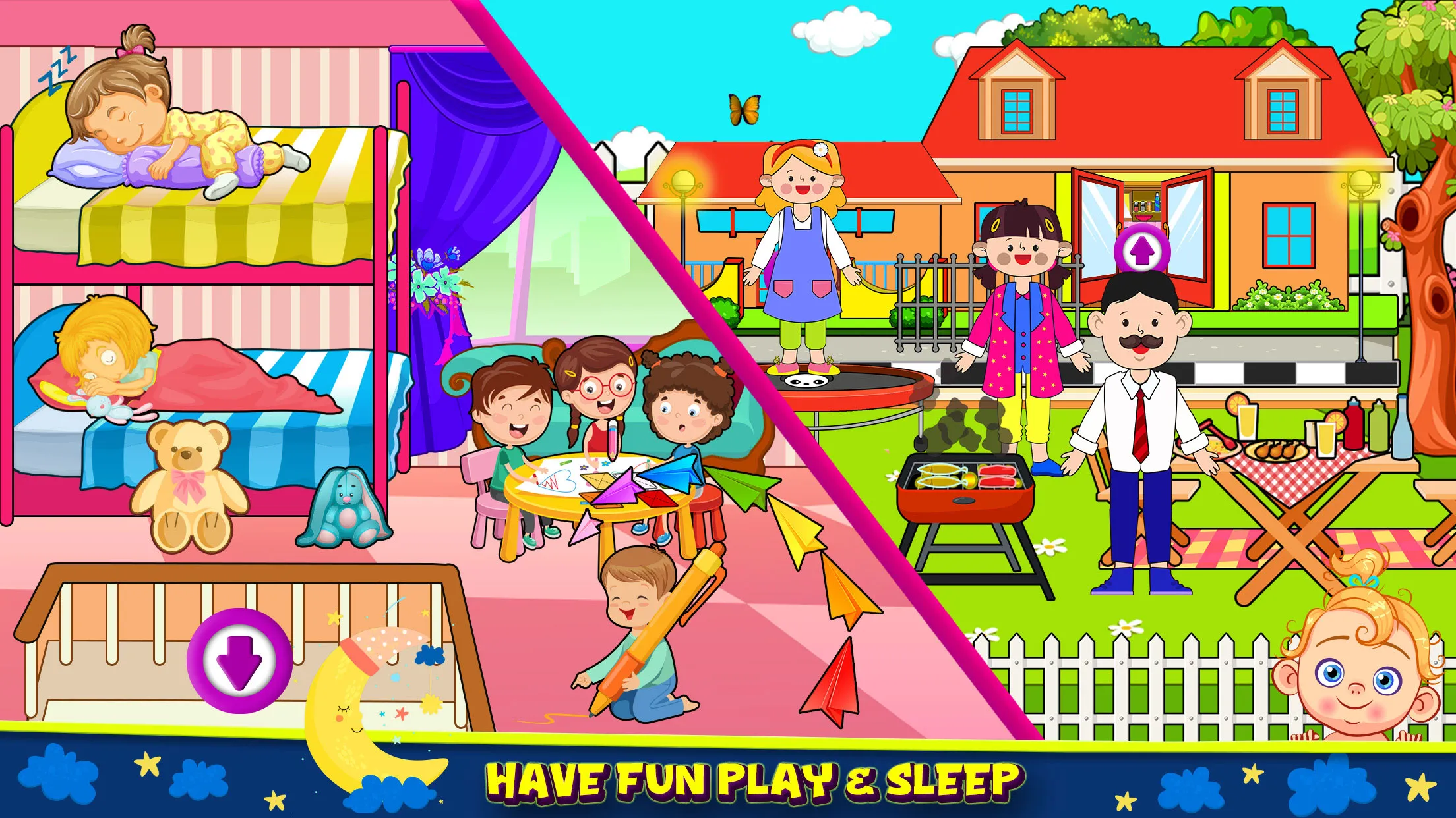 Pretend Town Family Doll House | Indus Appstore | Screenshot