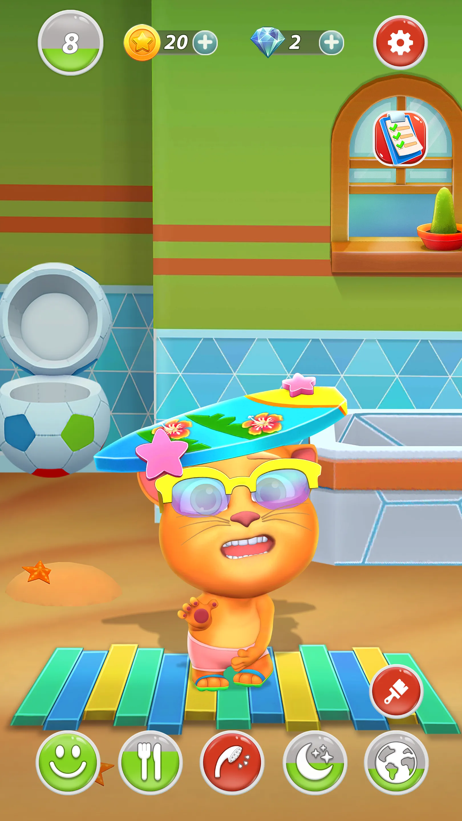 Virtual Pet Tommy - Cat Game | Indus Appstore | Screenshot