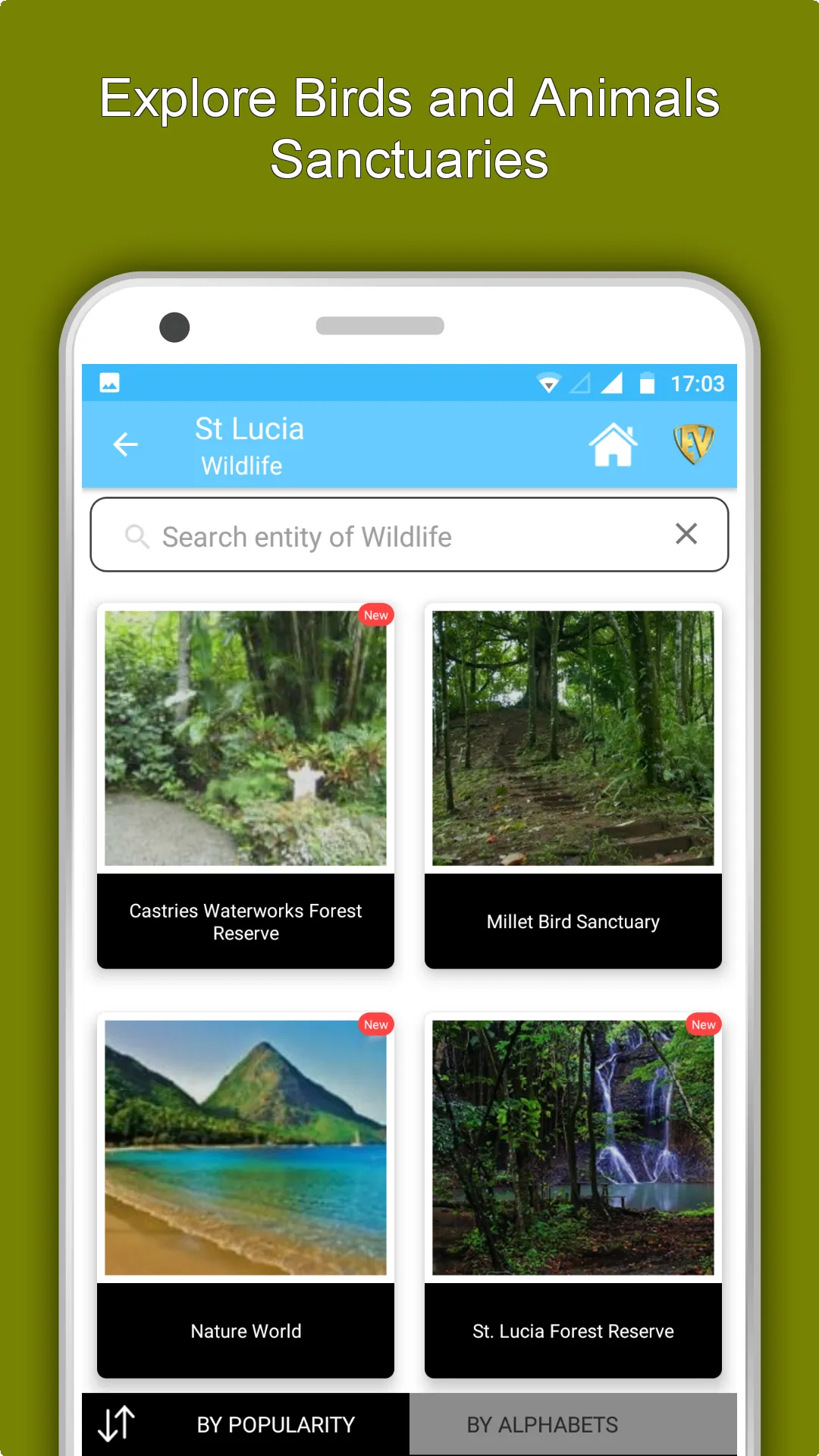 St Lucia Travel & Explore, Off | Indus Appstore | Screenshot