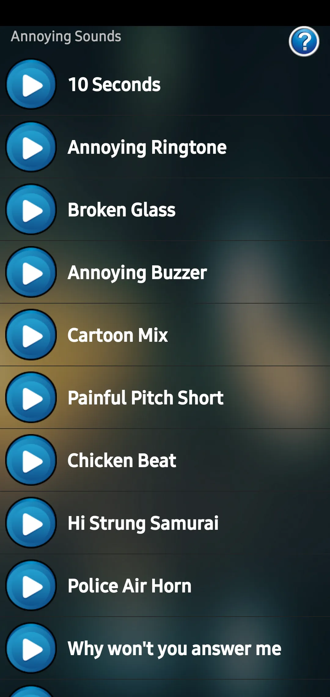 Annoying Sounds | Indus Appstore | Screenshot